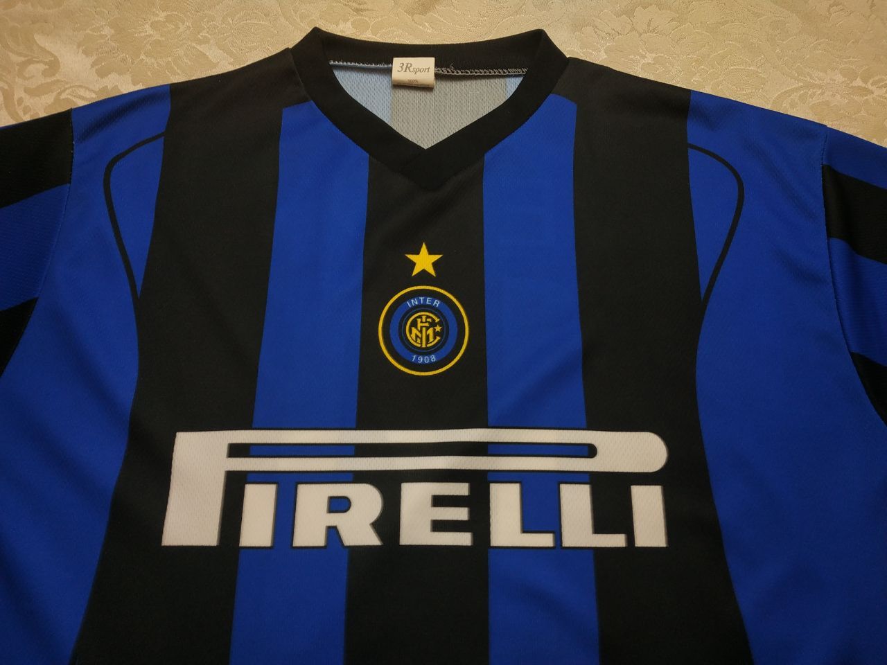 Vintage 🔥RARE VERON INTER MILAN FOOTBAL JERSEY Size US L / EU 52-54 / 3 - 6 Thumbnail