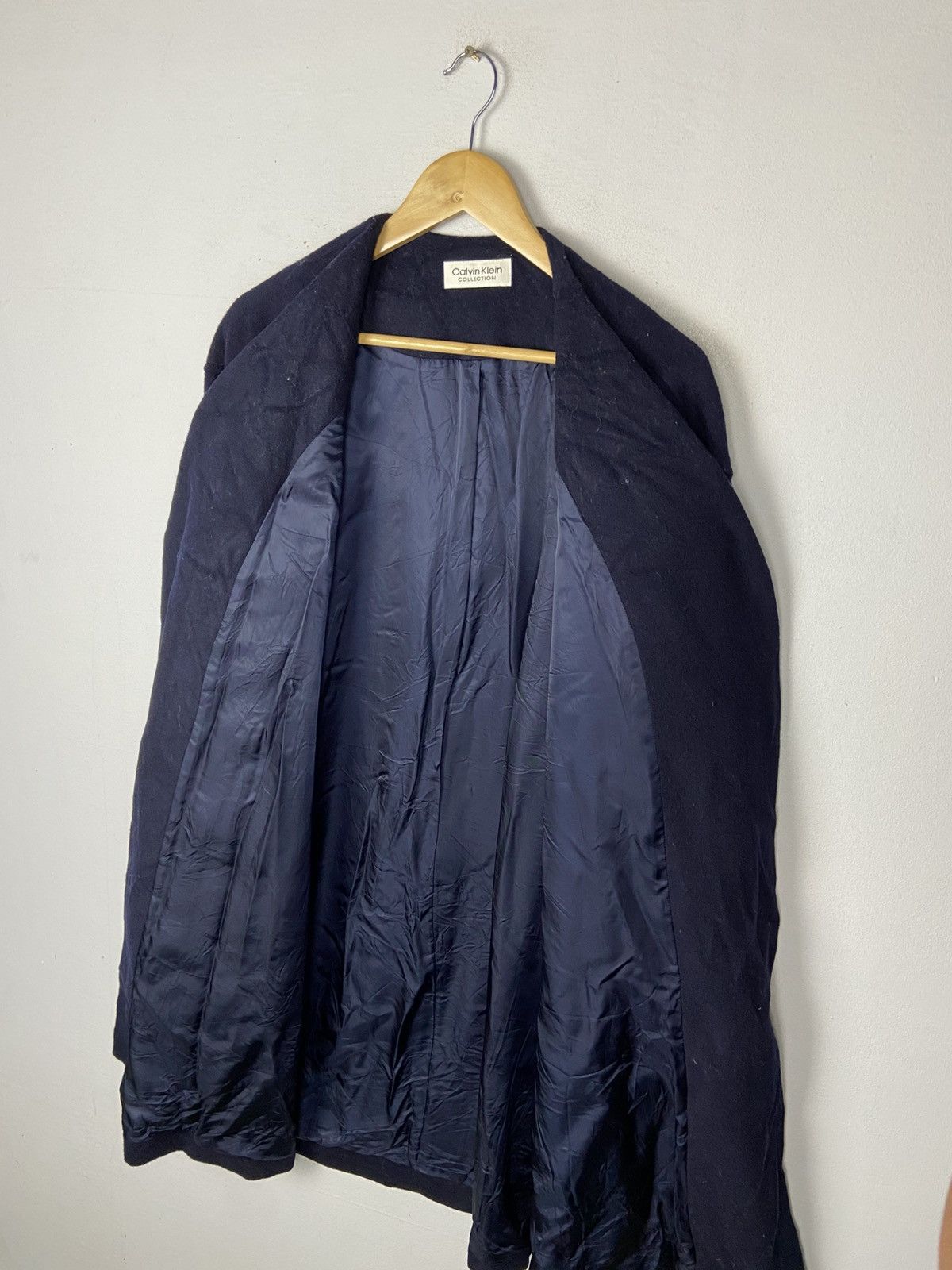 Calvin Klein CALVIN KLIEN COLLECTION OVERCOAT WOOLEN Size US L / EU 52-54 / 3 - 6 Thumbnail