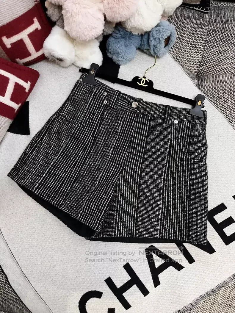 Louis Vuitton Louis Vuitton Melange tweed suit shorts Size 33" - 9 Thumbnail