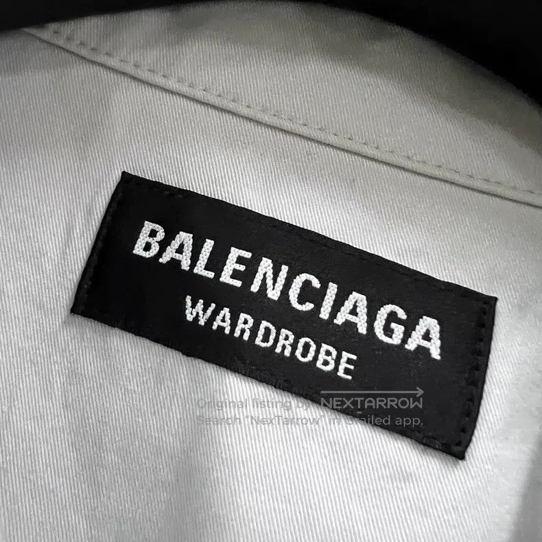 Balenciaga Balenciaga size 48 Solid Color Embroidered Logo Shirt Size US M / EU 48-50 / 2 - 3 Thumbnail