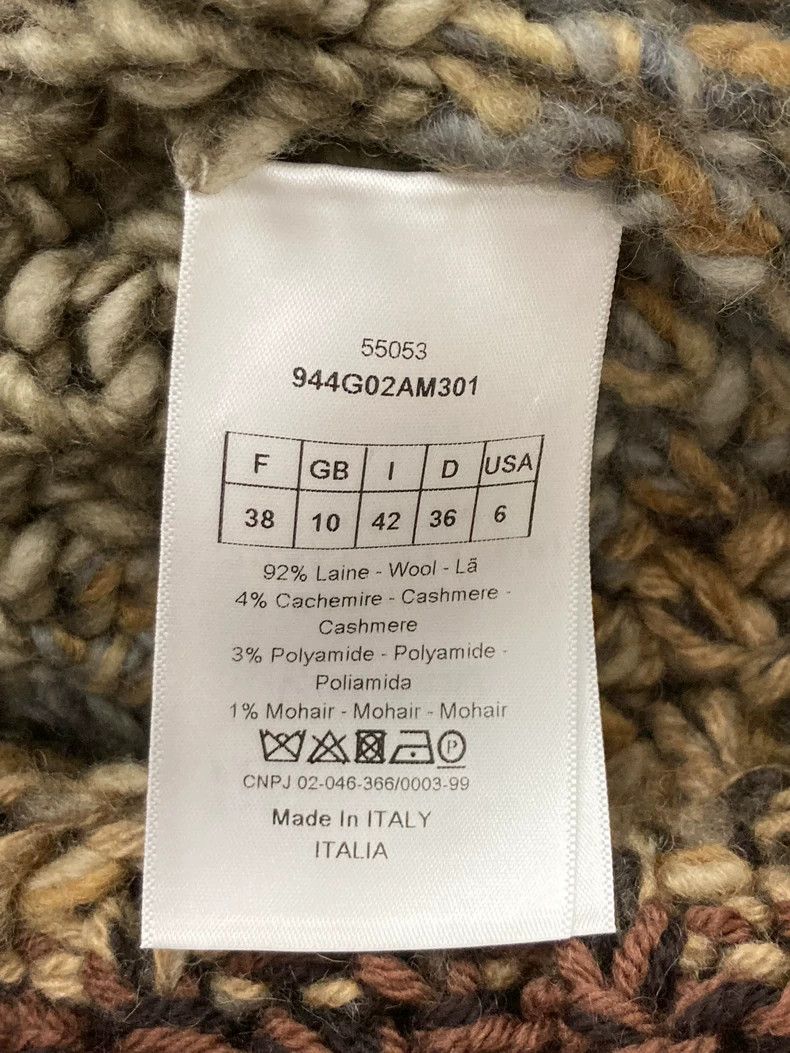 Dior Dior Colorful wool knitted coat Size XS / US 0-2 / IT 36-38 - 7 Thumbnail