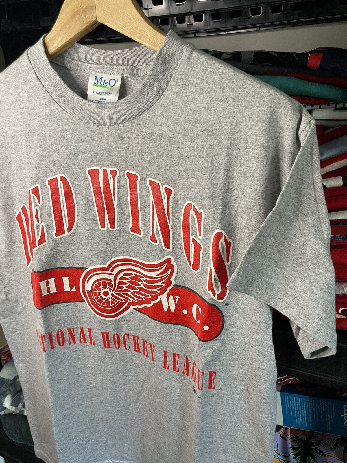 NHL × Vintage Vintage Detroit redwings NHL hockey T-shirt Size US M / EU 48-50 / 2 - 4 Thumbnail
