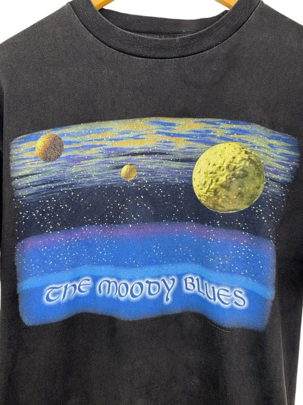 Giant Vintage 1996 The Moody Blue Band Tee Giant Tag Sz L Size US L / EU 52-54 / 3 - 2 Thumbnail