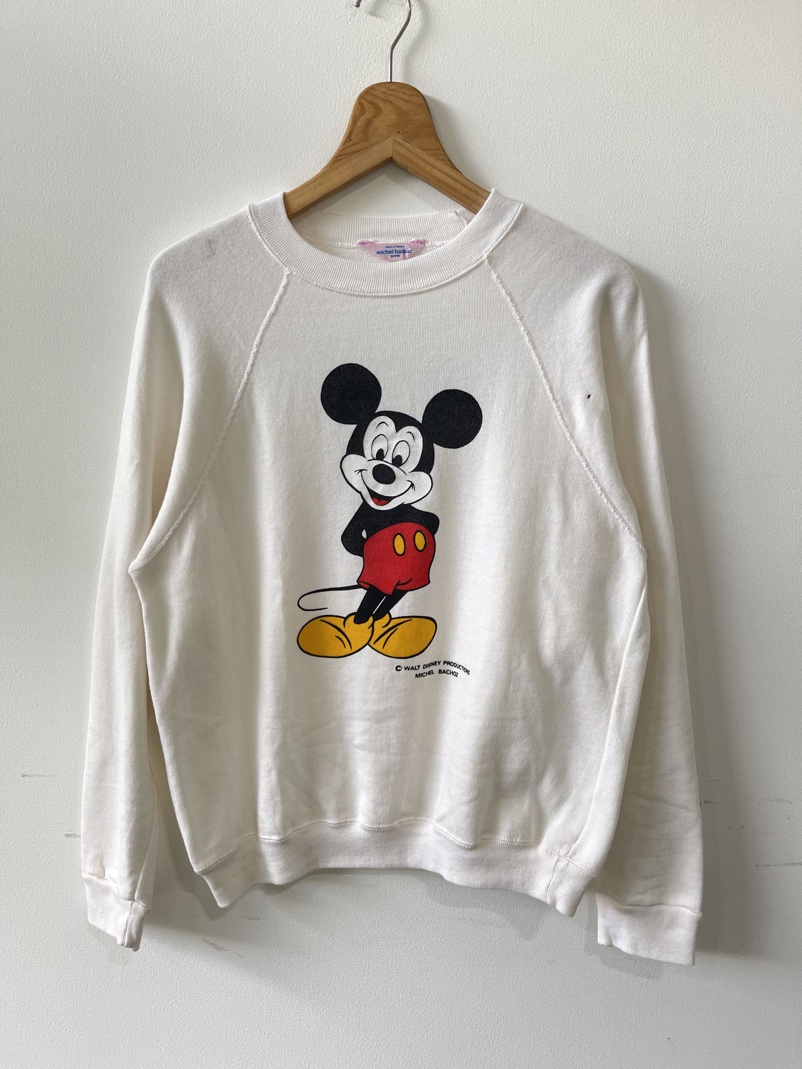 Vintage 90’s DISNEY Mickey Mouse All Over Print Size Large COOGI popular Style Sweater