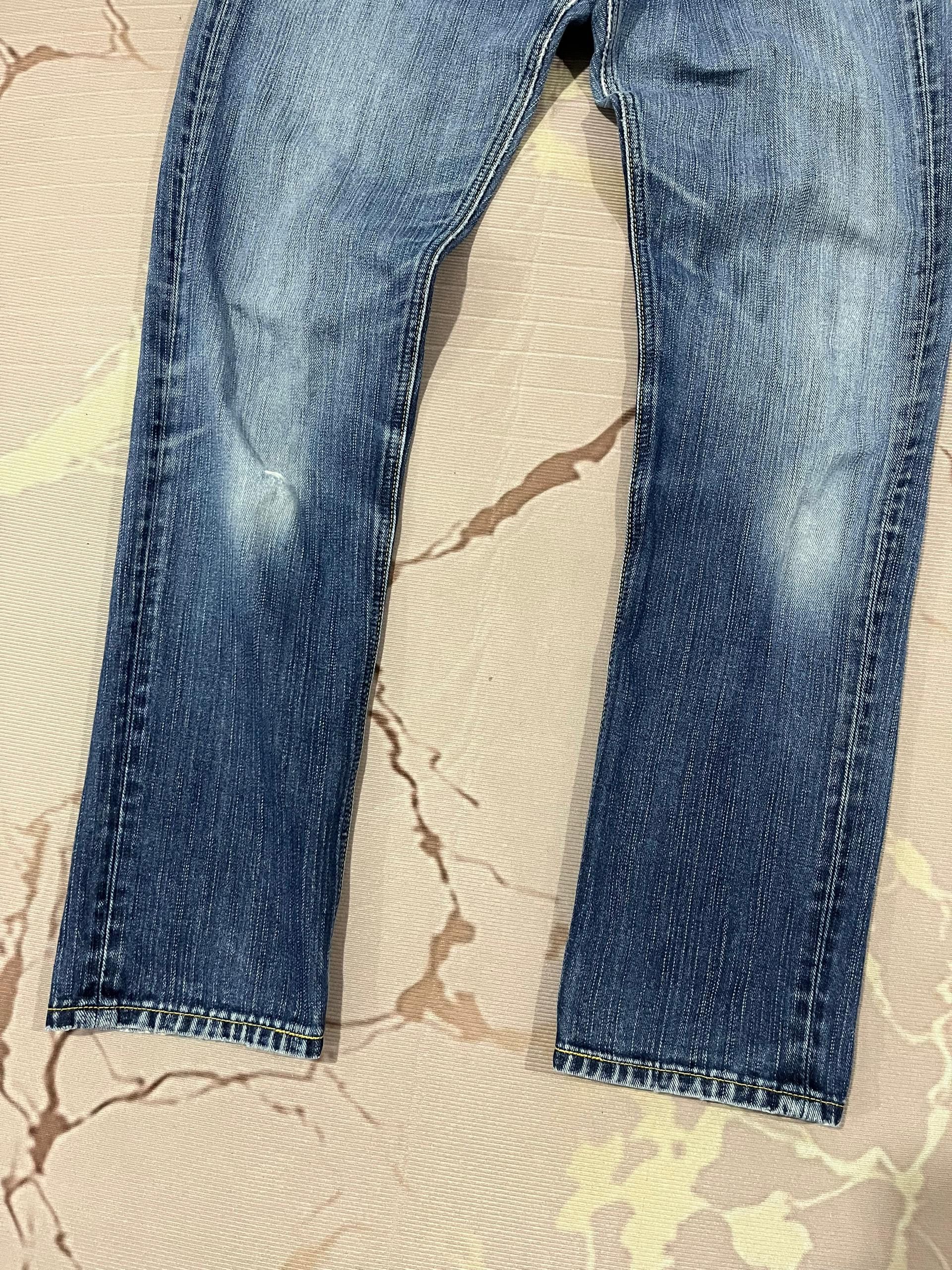 Lee Lee Vintage Wash Denim Jeans W32 Distressed Fade Size US 32 / EU 48 - 3 Thumbnail
