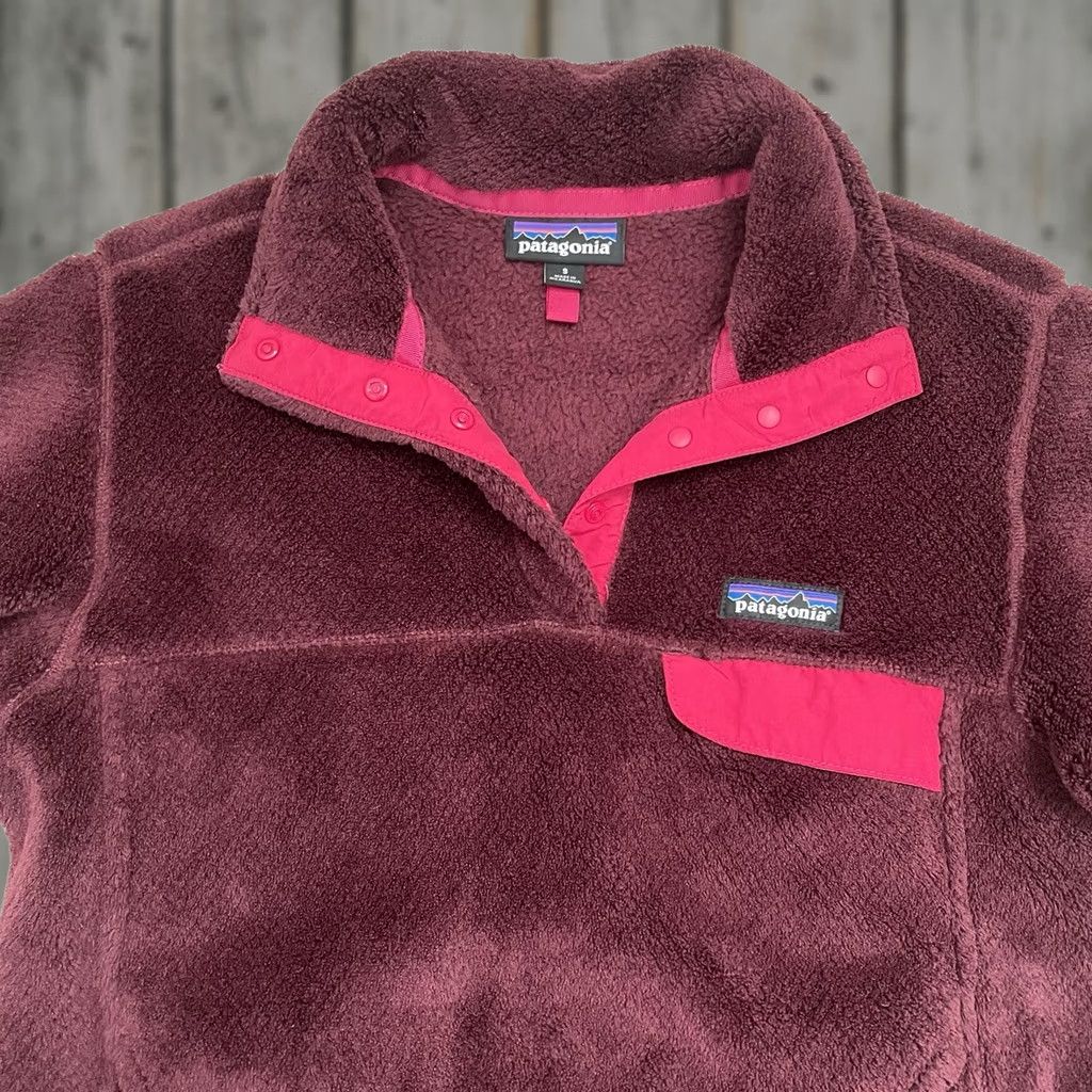 Patagonia Patagonia Re-Tool Vintage Maroon Fleece Jacket Women’s Small Size XS? Size S / US 4 / IT 40 - 1 Thumbnail