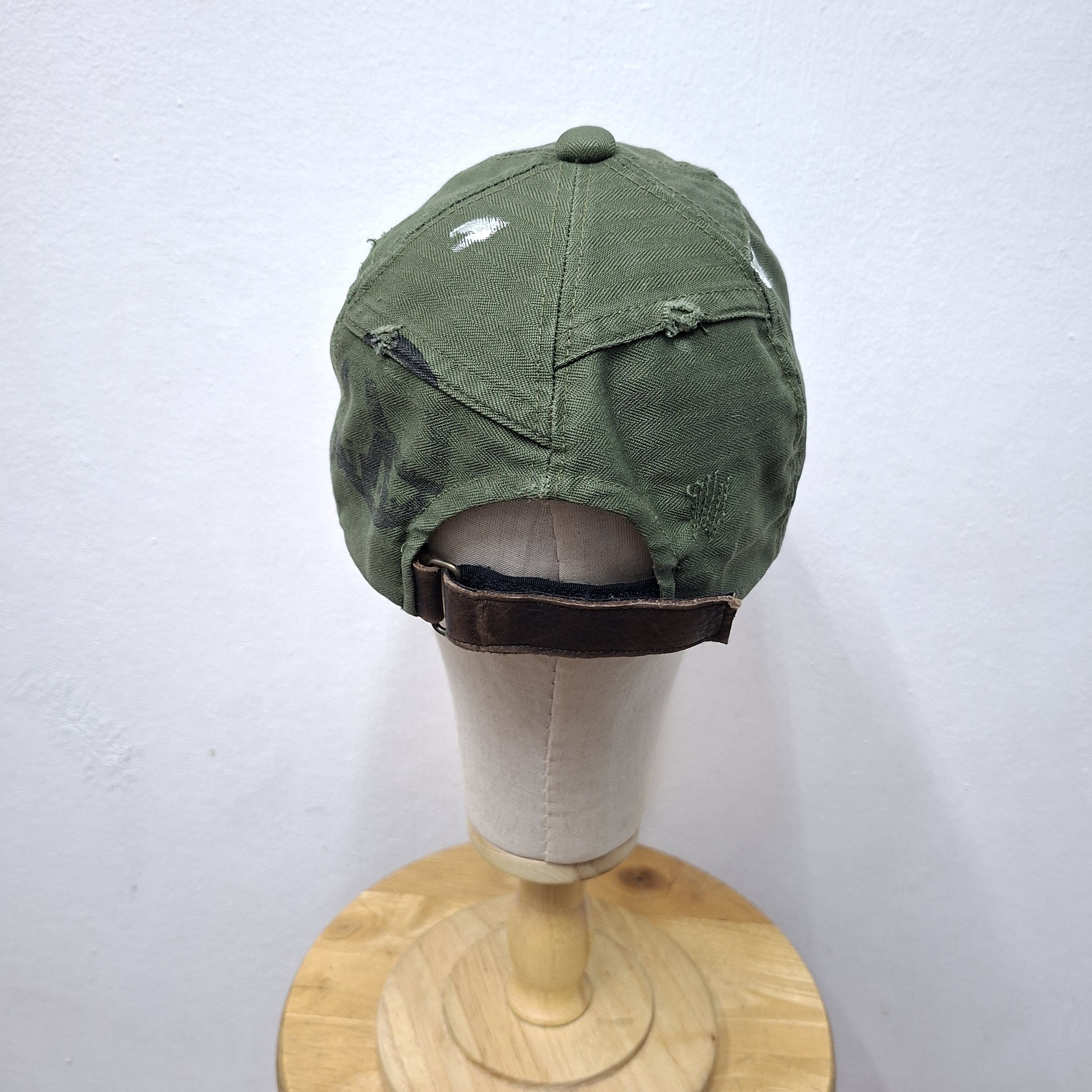 Japanese Brand 💥Japan military army style distressed cap Size ONE SIZE - 6 Thumbnail