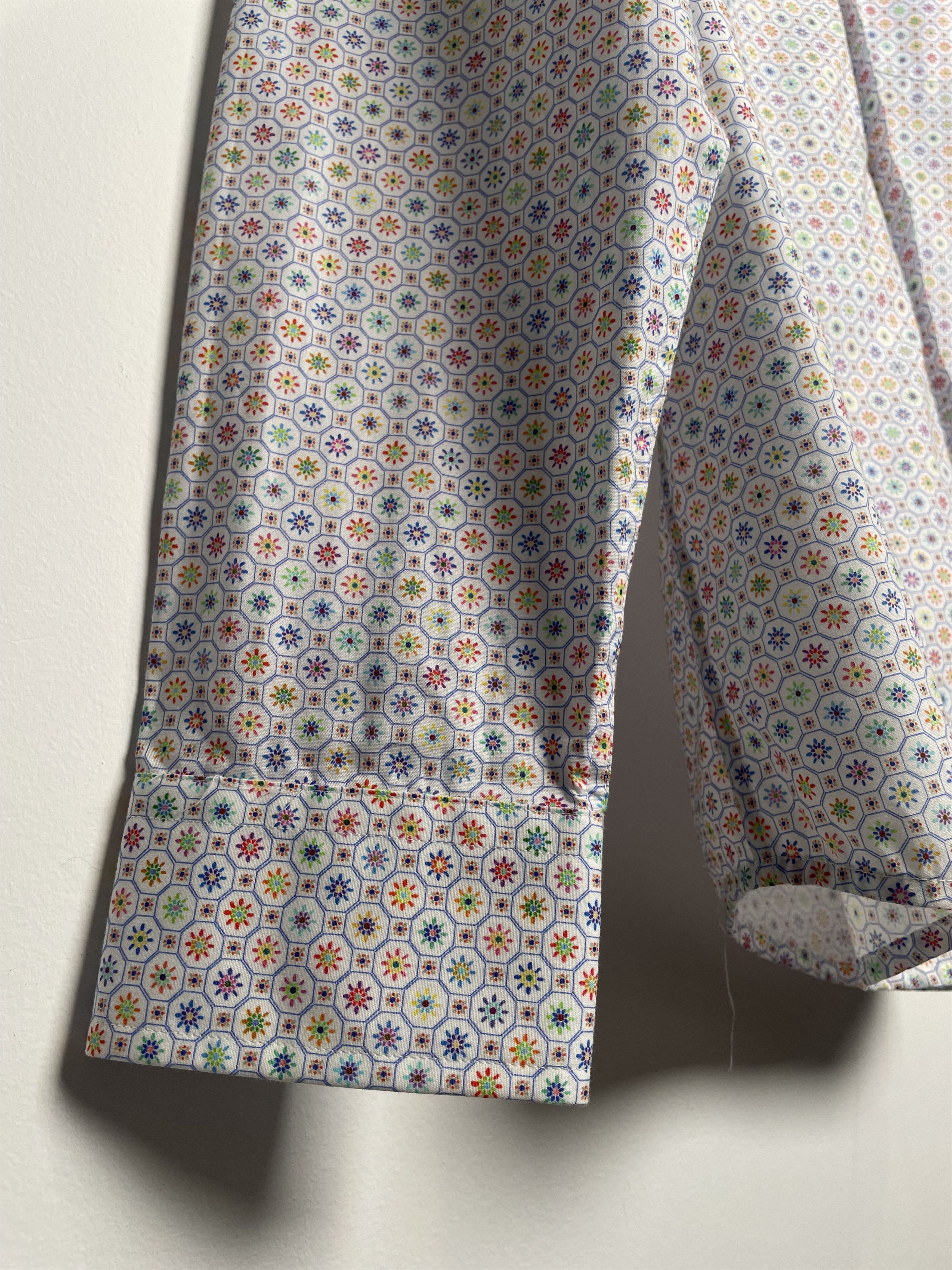 Johnston & Murphy Johnston & Murphy Premium Multi-Color Print Shirt M/L Size US M / EU 48-50 / 2 - 6 Thumbnail