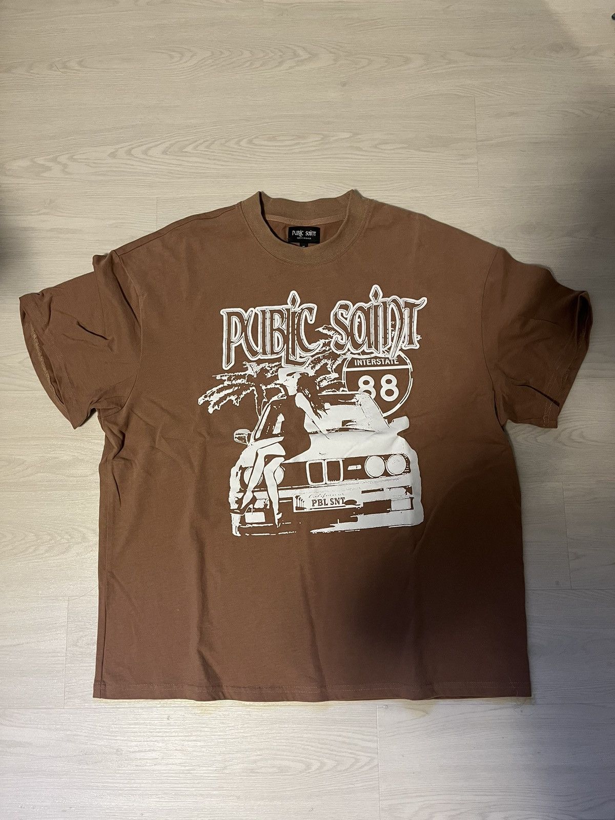 Vintage Public Saint E30 Graphic T-Shirt Size US XL / EU 56 / 4 - 1 Thumbnail