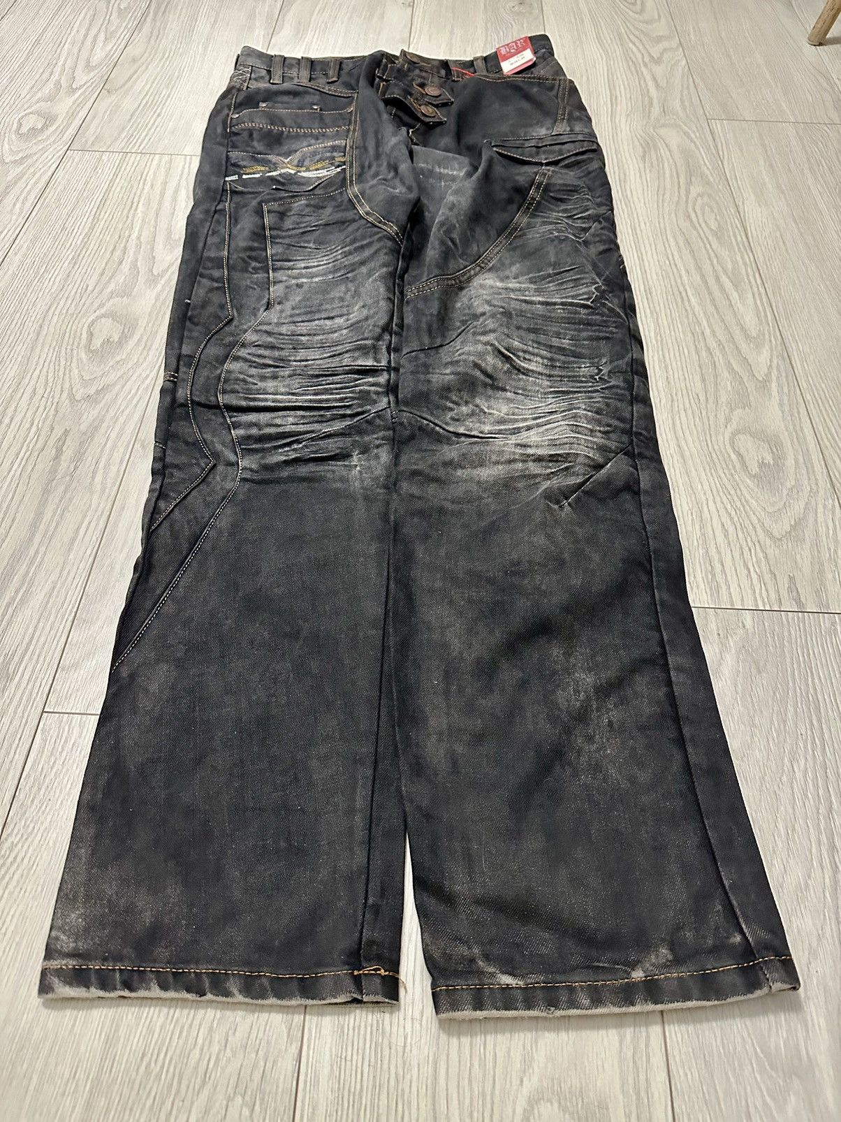 image of Vintage Bar Magic Of Denim Opium Jeans in Black, Men's (Size 34)