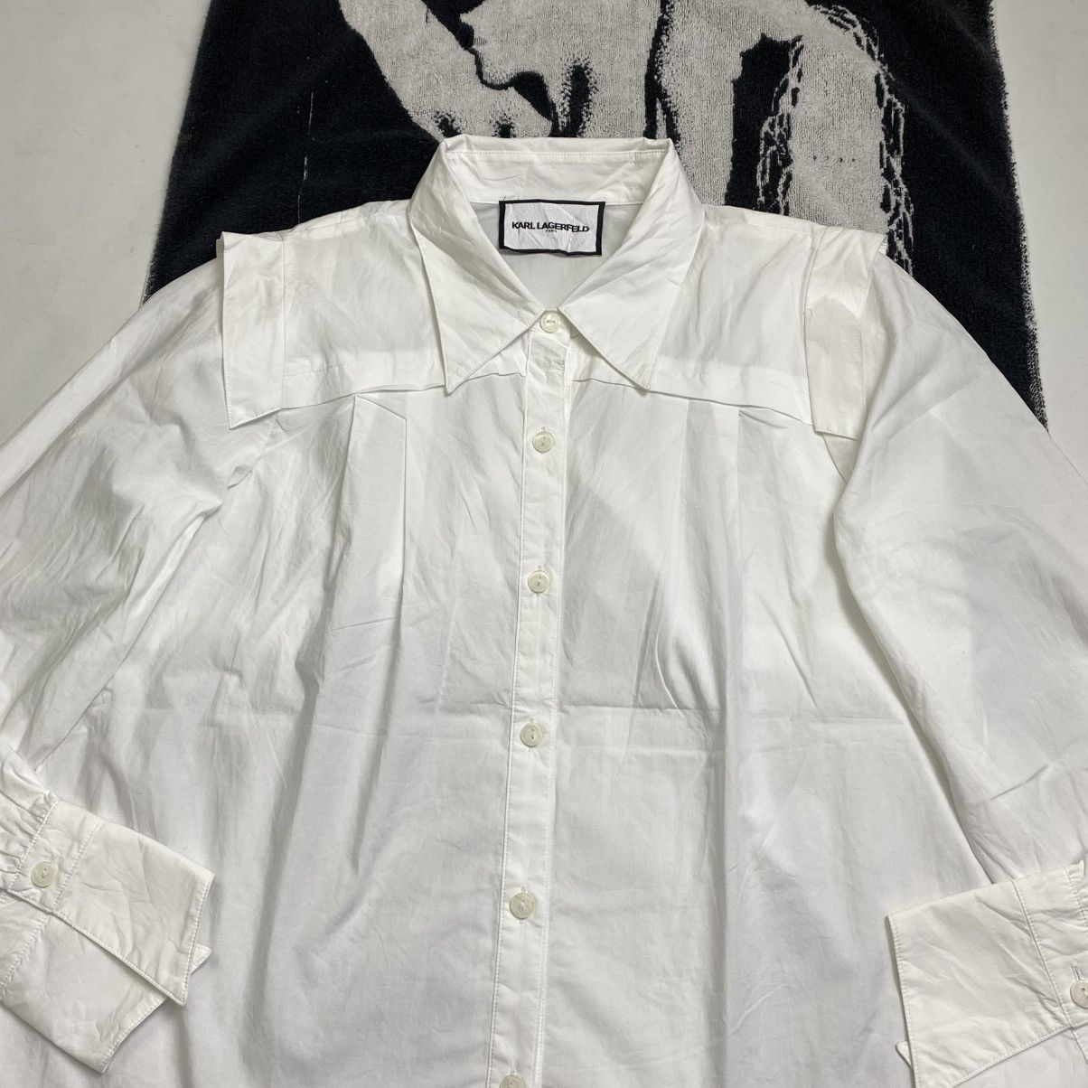 Karl Lagerfeld Karl Lagerfeld Paris button shirt good design Size M / US 6-8 / IT 42-44 - 4 Thumbnail