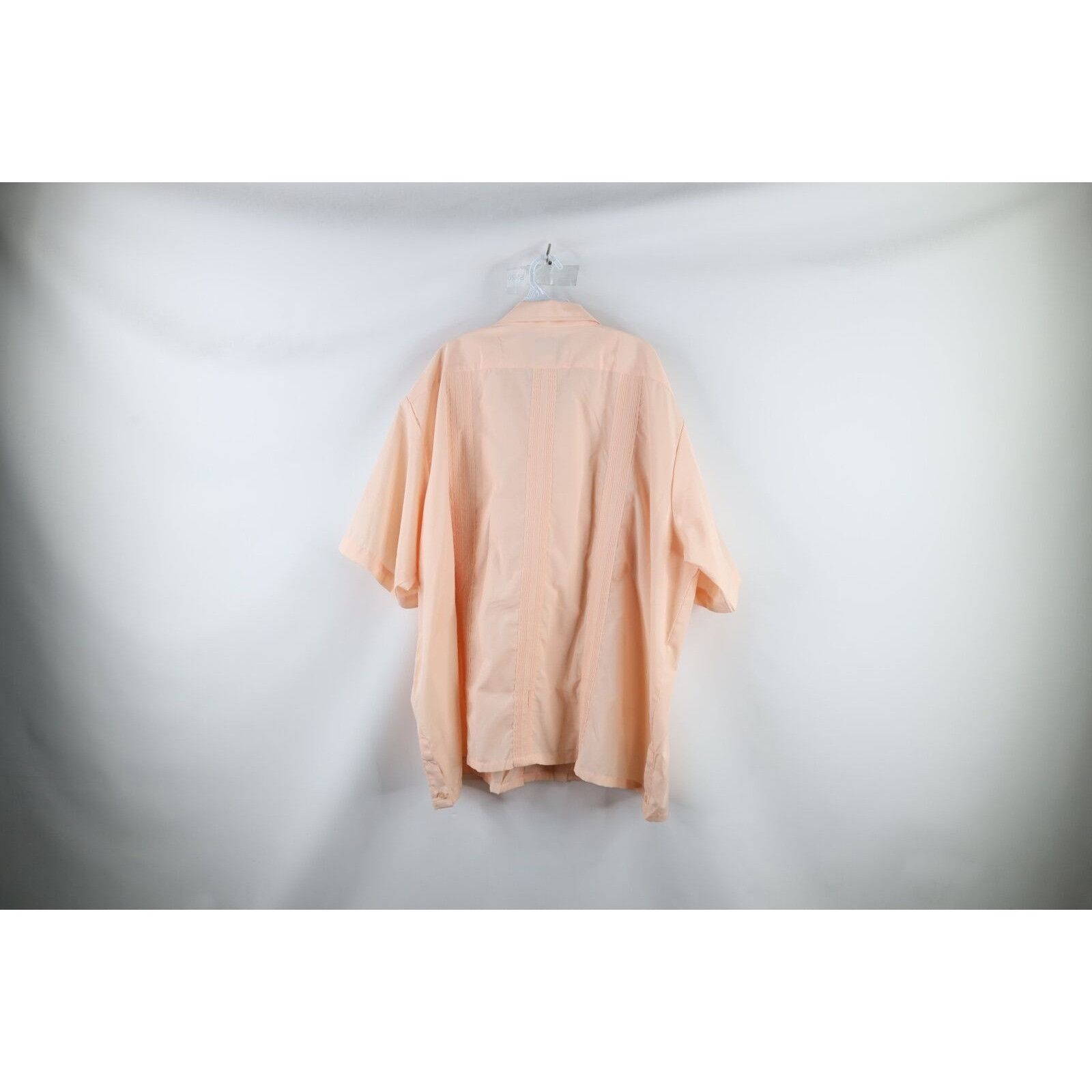 Vintage Vintage 90s Guayabera Beach Wedding Short Sleeve 4XL Size US XXL / EU 58 / 5 - 7 Thumbnail