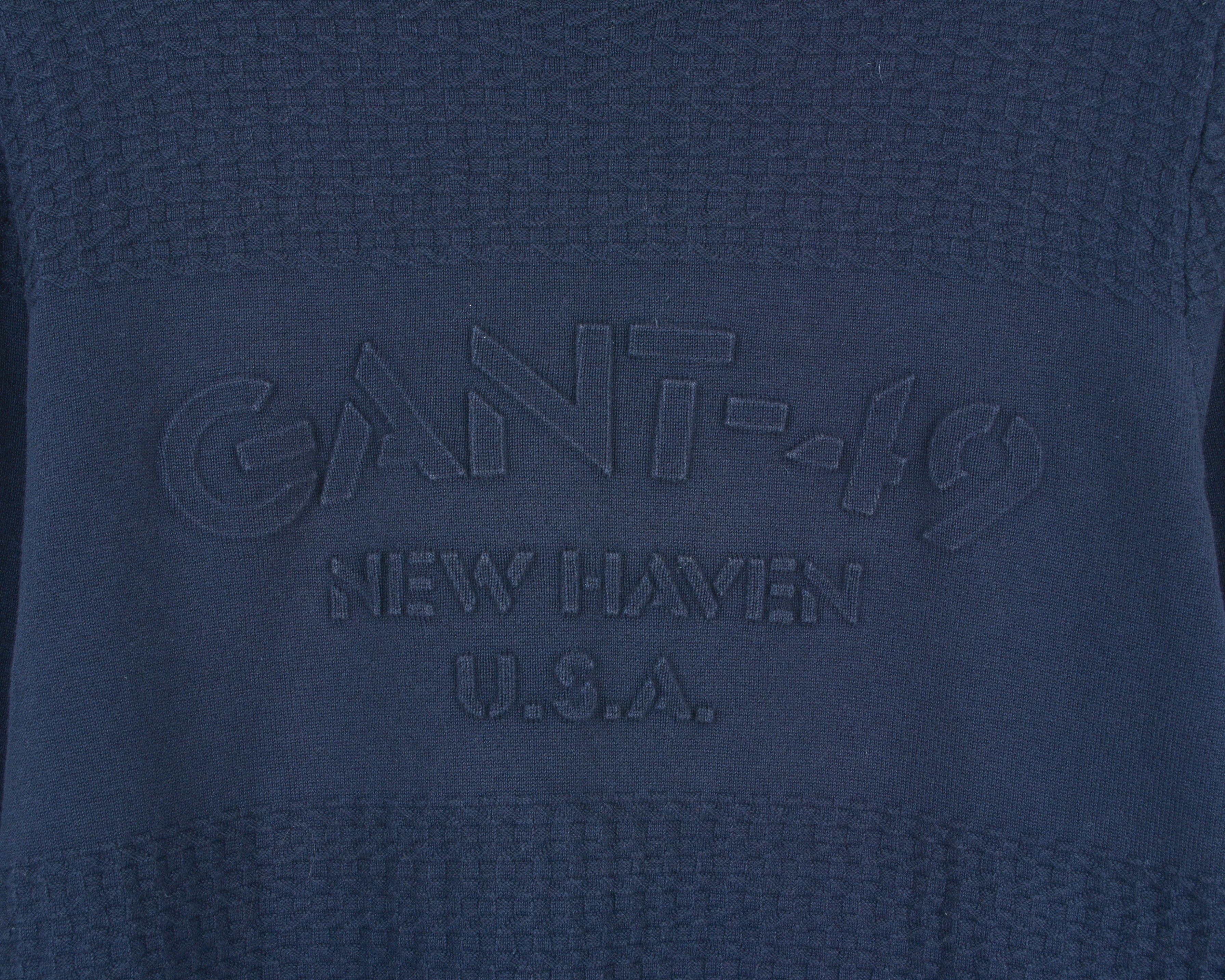 Gant Men M Navy Knit Sweater Crew Neck Jumper Pullover Sweatshirt Size US M / EU 48-50 / 2 - 4 Thumbnail