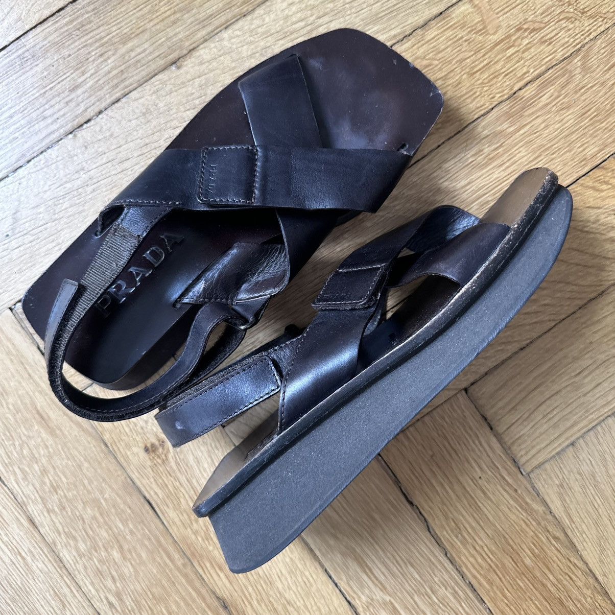 Prada Prada Vintage Archive Women's Sandals Size US 7.5 / IT 37.5 - 3 Thumbnail