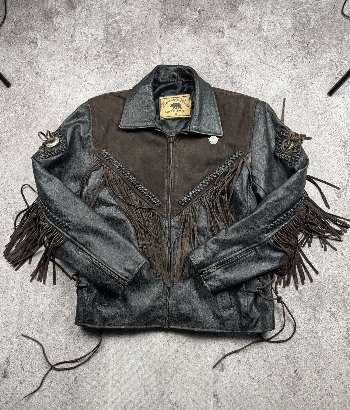 Vintage Vintage Suede Fringe Cowboy Western Leather Jacket Hype Rare Size US M / EU 48-50 / 2 - 20 Thumbnail