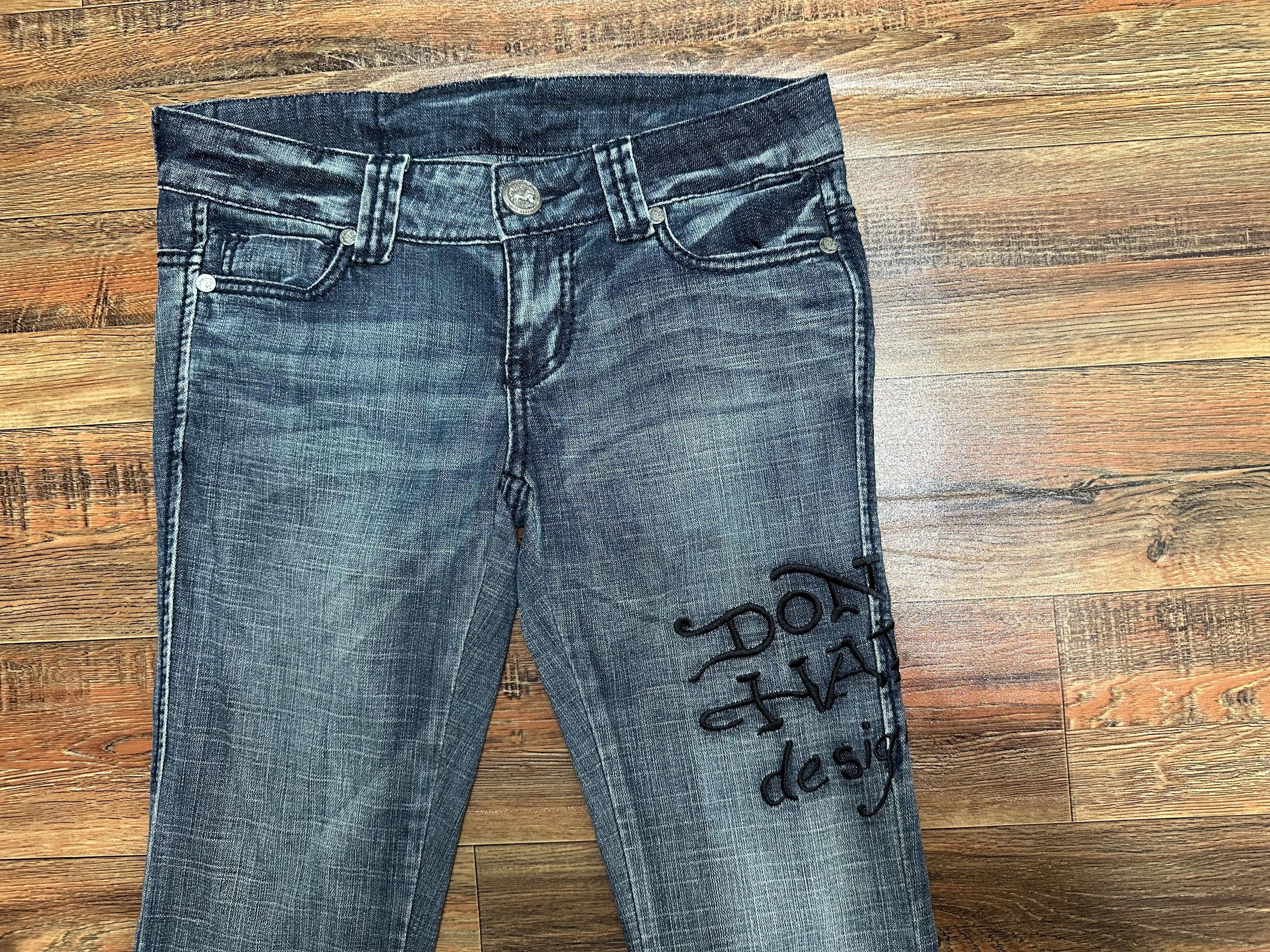 Ed Hardy × Vintage Vintage Ed hardy jeans Tiger embroidered Size US 26 / EU 42 - 5 Thumbnail