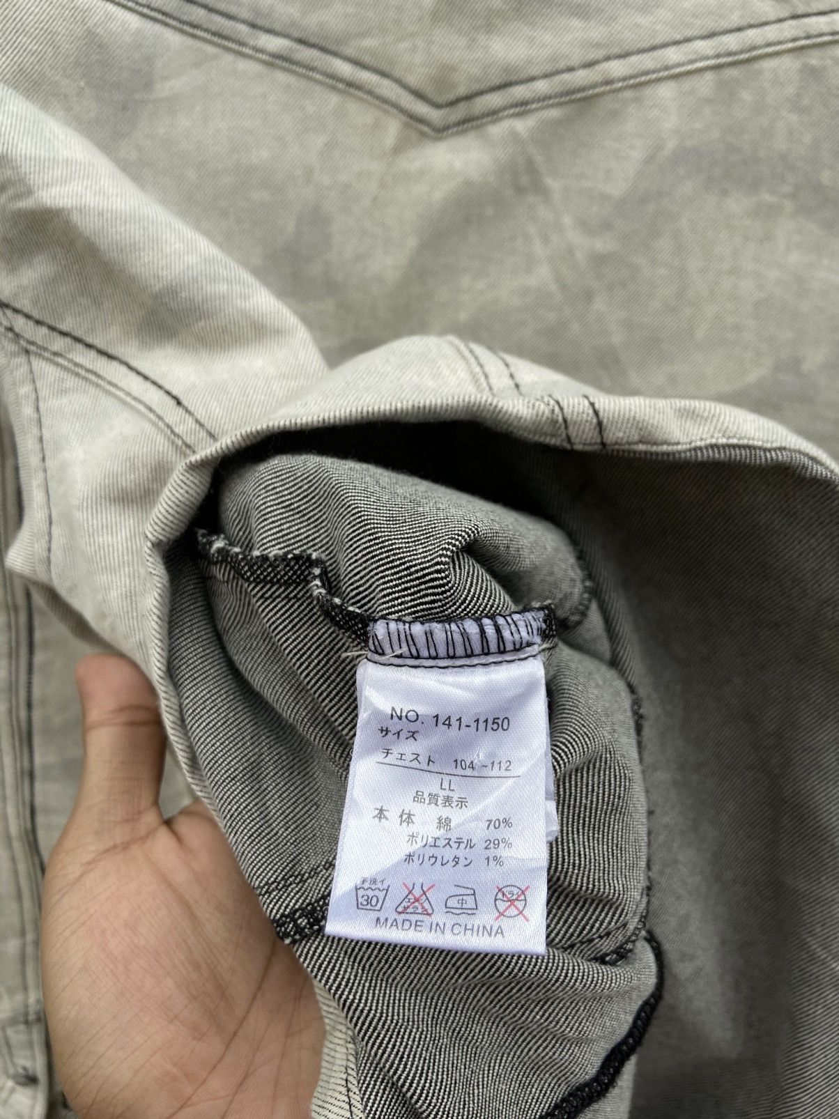 In The Attic 🔥In The Attic Camo Washed Stretch Denim Jacket Size US L / EU 52-54 / 3 - 13 Thumbnail