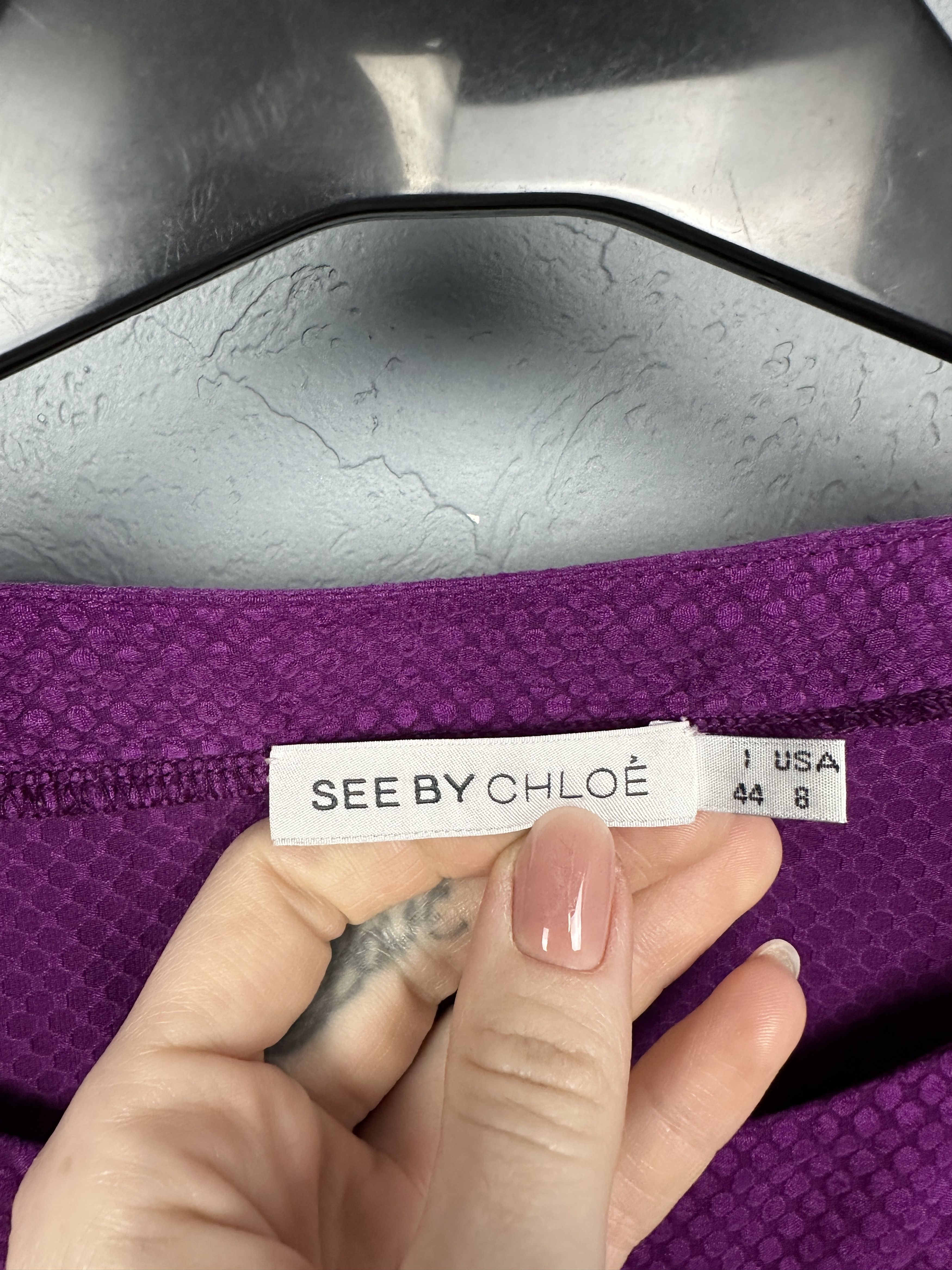 See by Chloe See By Chloe Womens Blouse Shirt Size M / US 6-8 / IT 42-44 - 3 Thumbnail