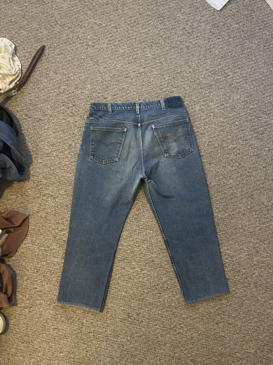 Levi's Levi’s Orange Tab Mid Blue Jean Size US 34 / EU 50 - 1 Preview