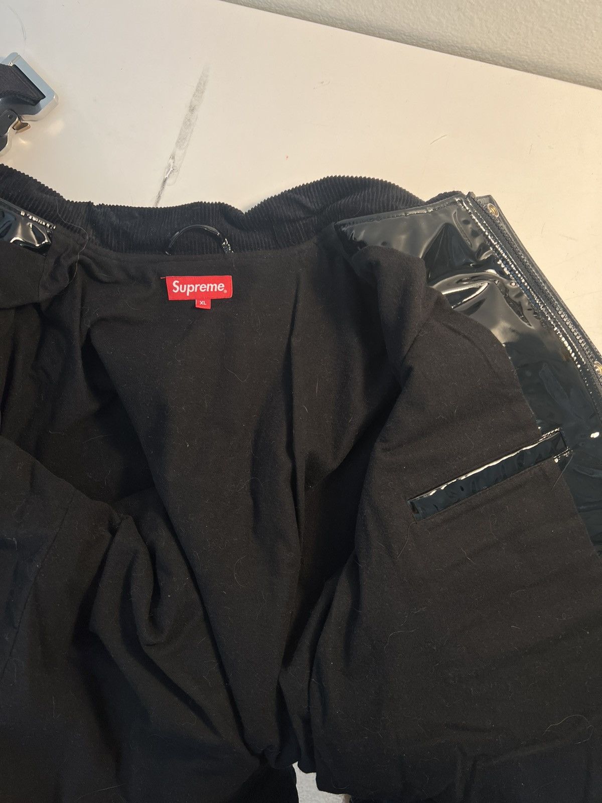 Supreme SS18 Supreme Quilted Patent Vinyl Chore Jacket Size US XL / EU 56 / 4 - 4 Thumbnail