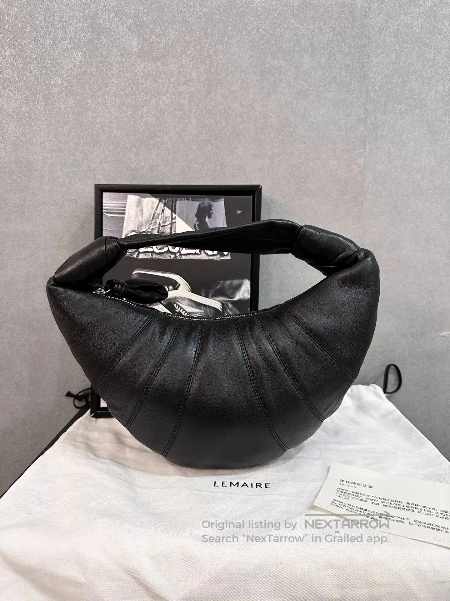 Lemaire Lemaire Fortune Crossissant Hobo Bag. Size ONE SIZE - 3 Thumbnail