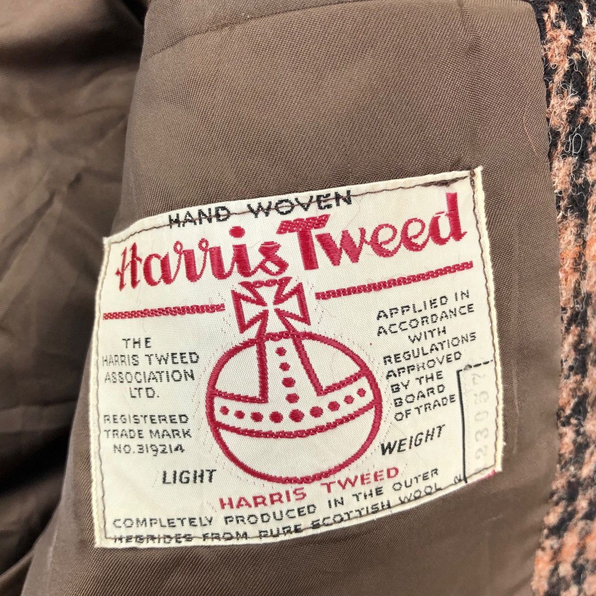 Vintage Vintage Hand Woven HARRIS TWEED CHECKERED Wool Blazer Coat Size 42R - 6 Thumbnail