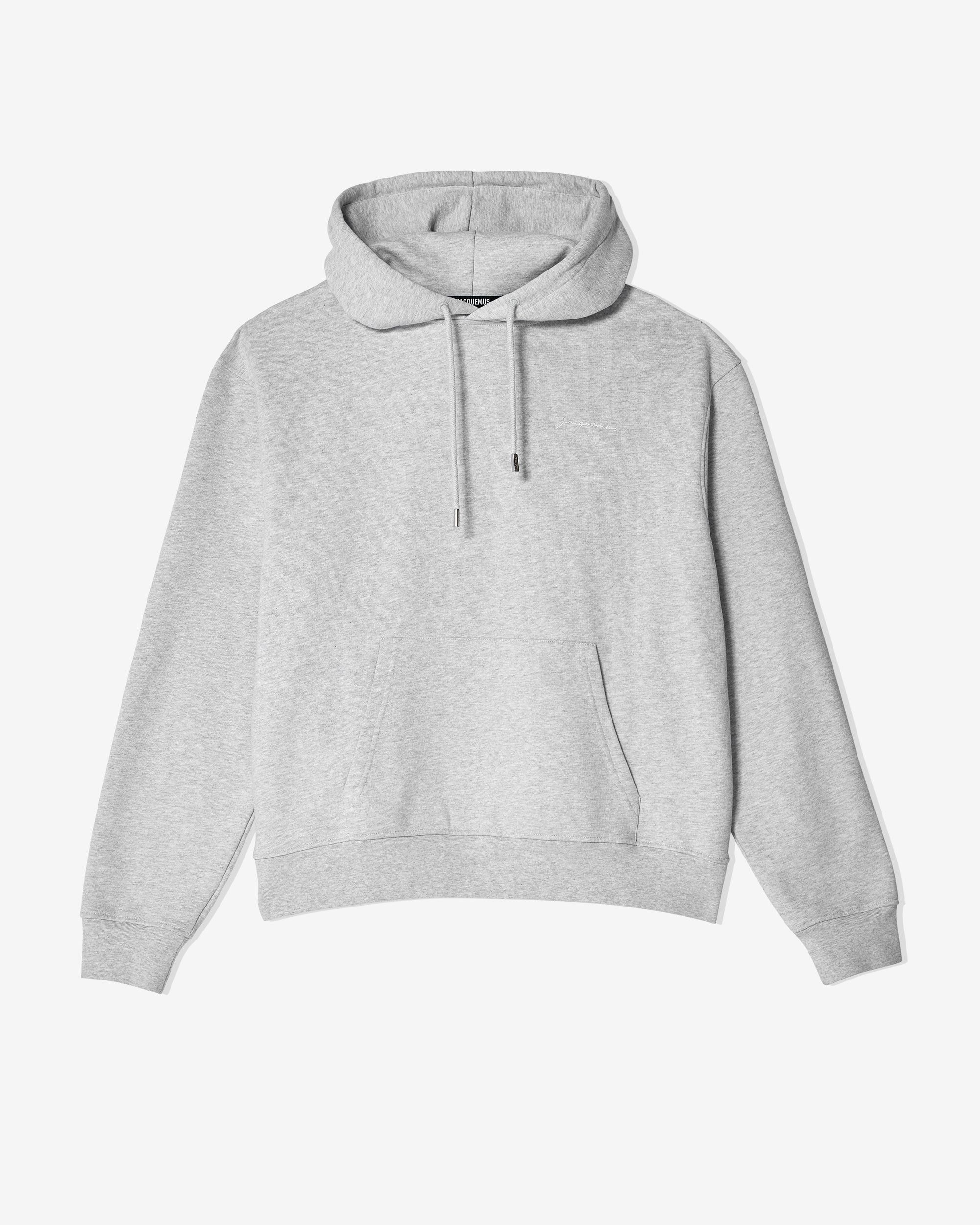 Jacquemus o1s22i1n1024 Unisex Hooded Sweatshirt in Grey Size US M / EU 48-50 / 2 - 1 Thumbnail