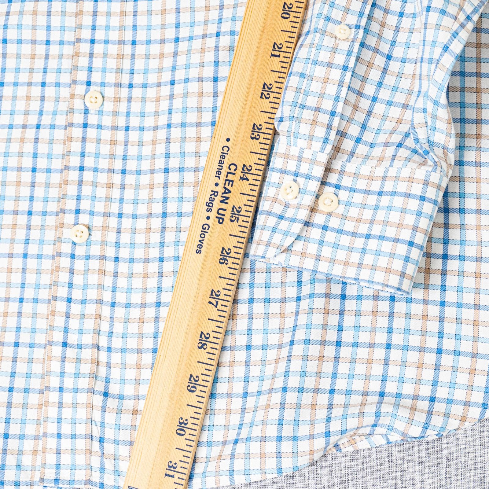 Peter Millar Peter Millar Nanoluxe Easycare Button Down Shirt White blue Size US XL / EU 56 / 4 - 9 Thumbnail