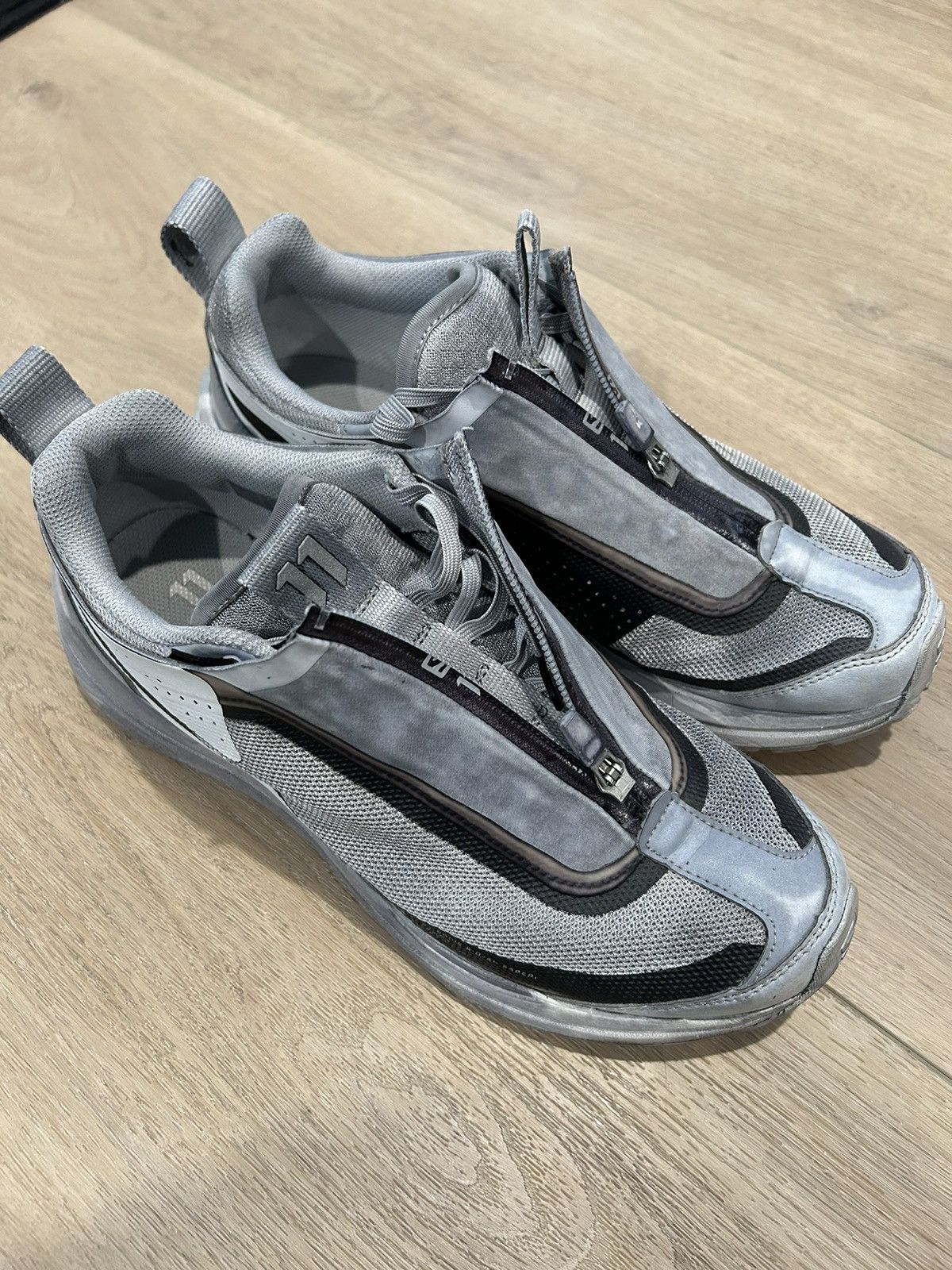 image of 11 By Boris Bidjan Saberi Bamba 2 Shoes in Grey, Men's (Size 9)