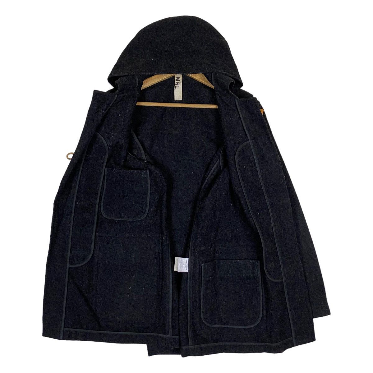 Margaret Howell Vintage Margaret Howell Toggle Button Wool Hoodie Jacket Size US M / EU 48-50 / 2 - 6 Thumbnail