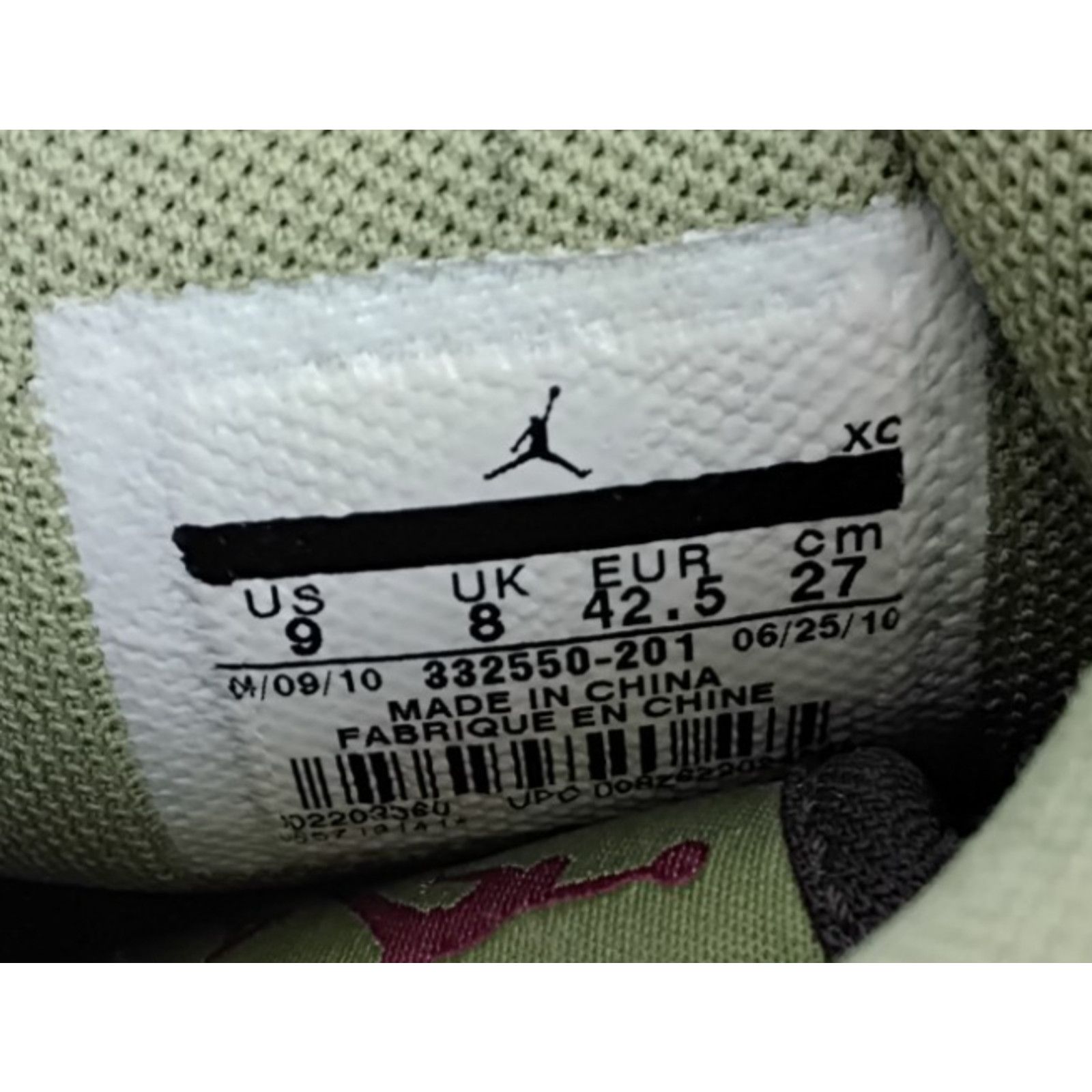 Nike Nike Air Jordan 1 Retro High Top Green/Brown Men's 9 2010 Size US 9 / EU 42 - 10 Thumbnail