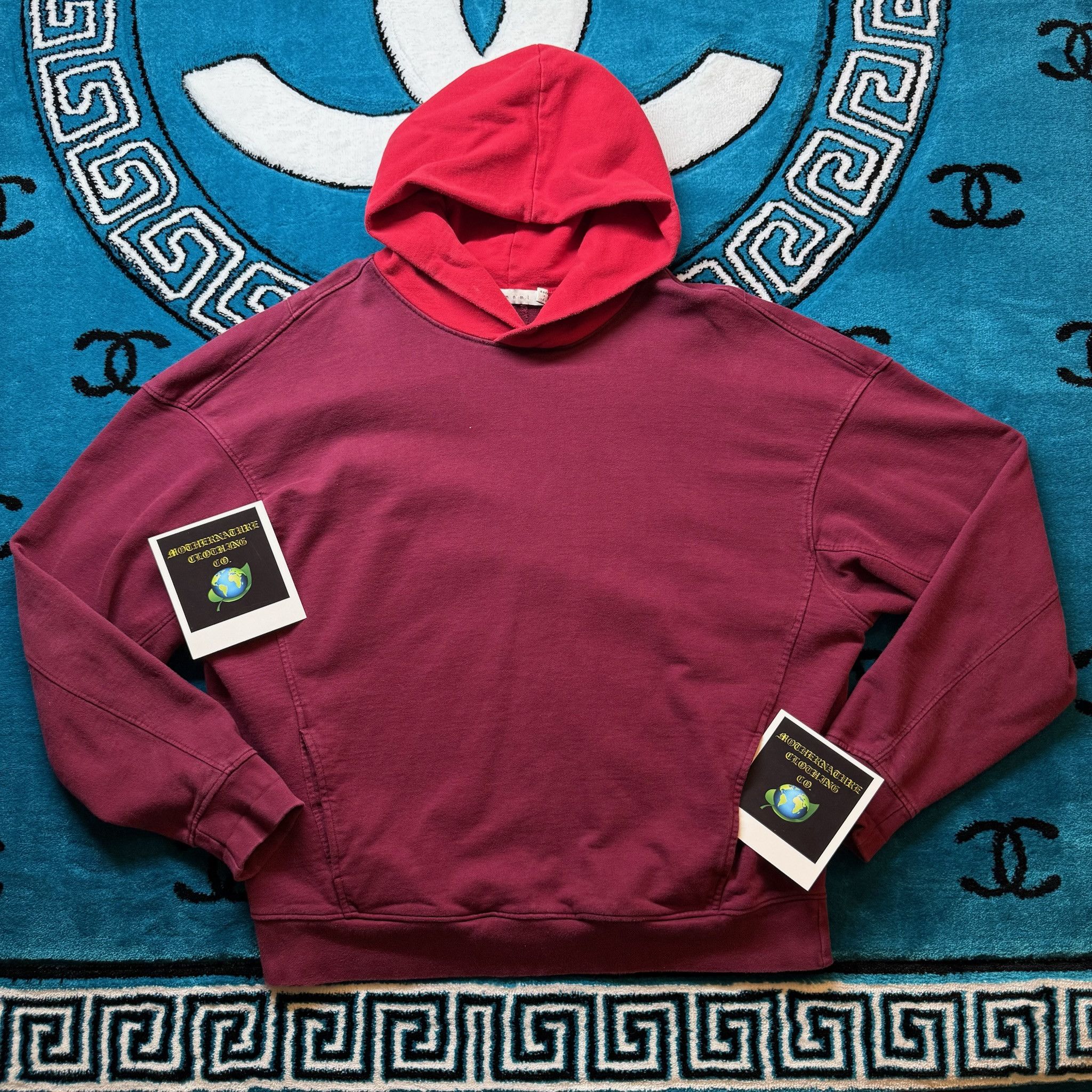 MNML TWO-TONE BOXY O/S L/S HOODIE Size US M / EU 48-50 / 2 - 1 Thumbnail