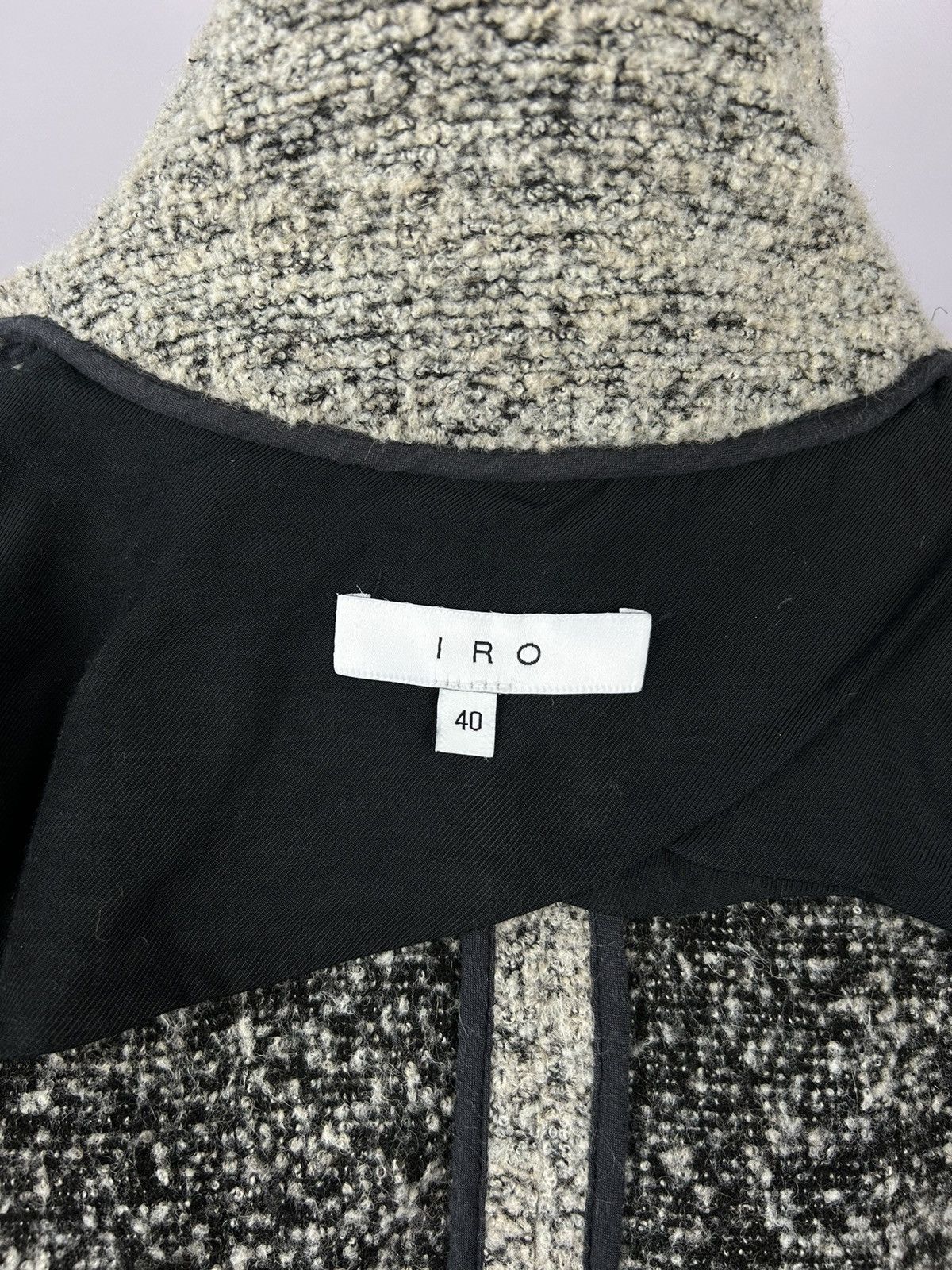 Iro IRO Bessie Coat Full Asymmetrical Zip Cowl Neck Jacket 40 Size M / US 6-8 / IT 42-44 - 11 Thumbnail