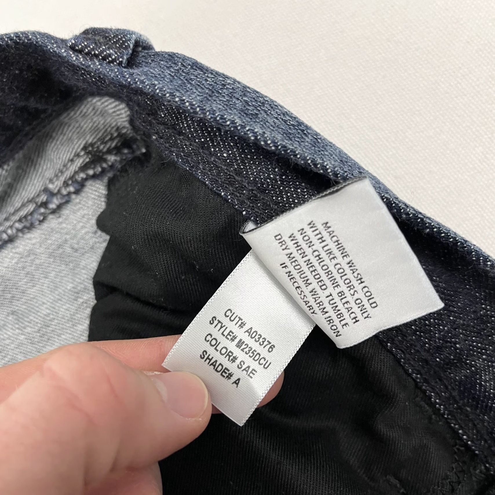 Hudson VINTAGE Hudson Jeans Mens 34 x 31 Straight Washed Dark Blue Denim Button Fly Grunge Punk Size US 34 / EU 50 - 2 Thumbnail