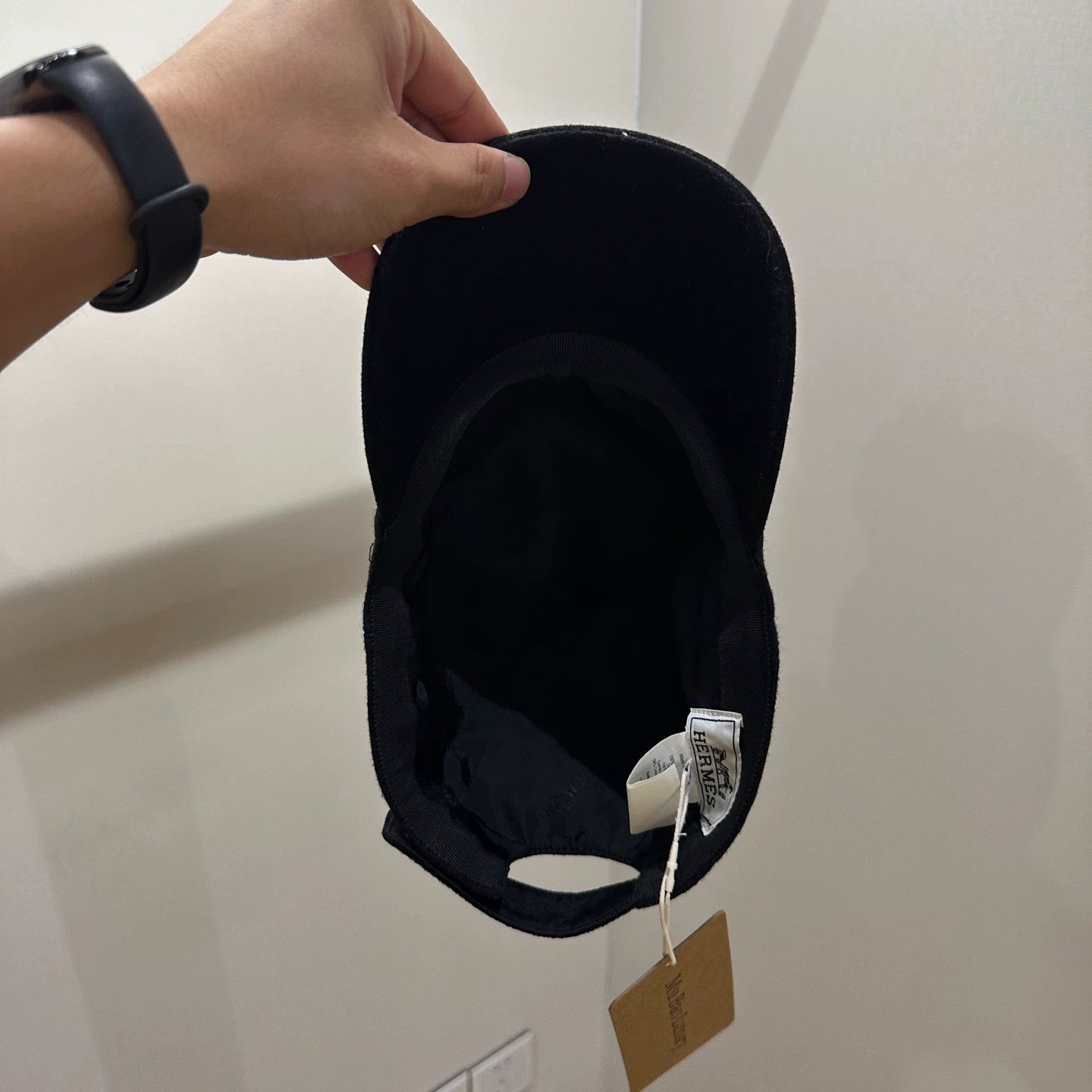 Hermes Hermes Cashmere Color Blocked Logo Baseball Cap 58 Size ONE SIZE - 5 Thumbnail