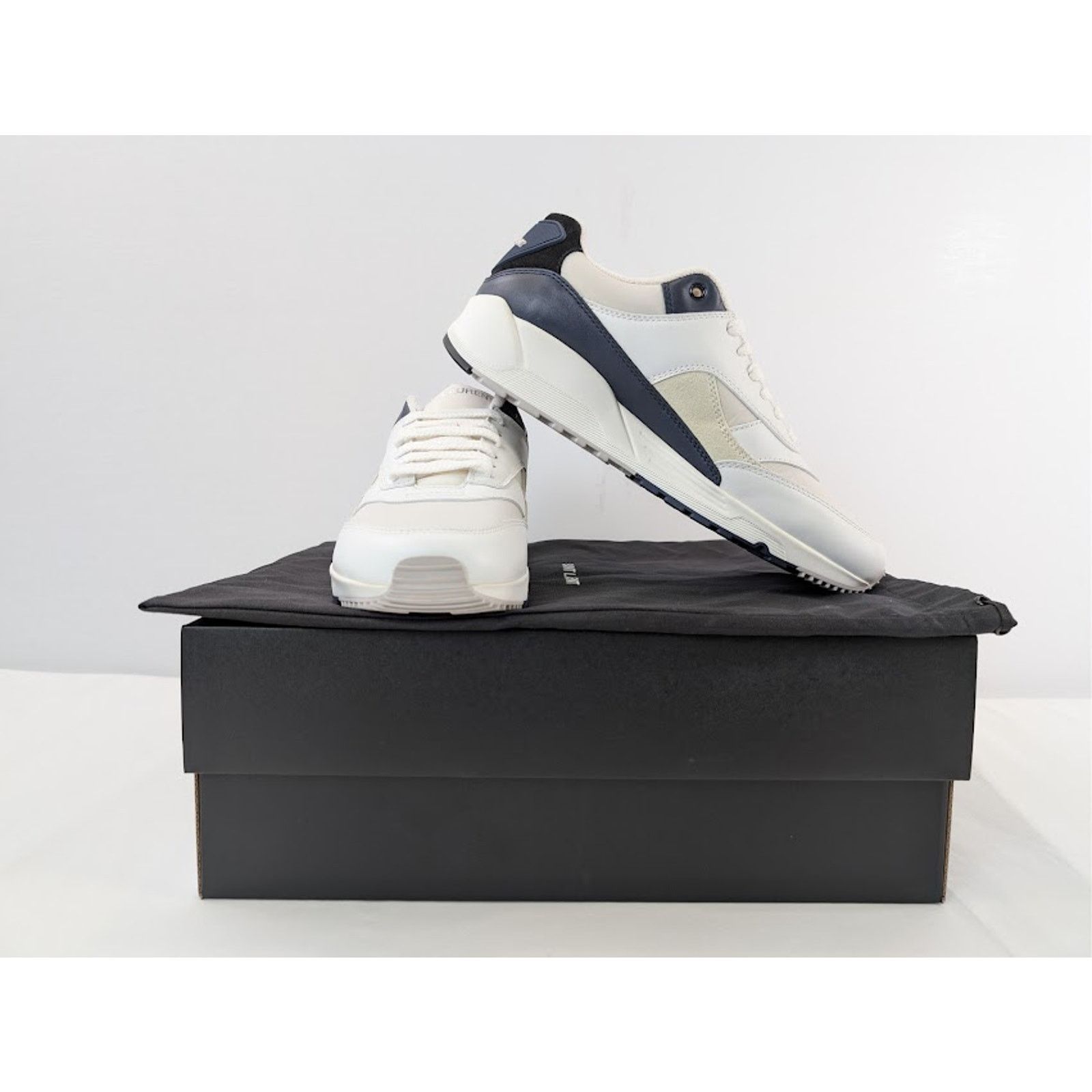 Saint Laurent Paris o1rshd1 Bump 15 Low-Top Sneaker in Blanc Optique / Soft A Size US 11 / EU 44 - 19 Thumbnail