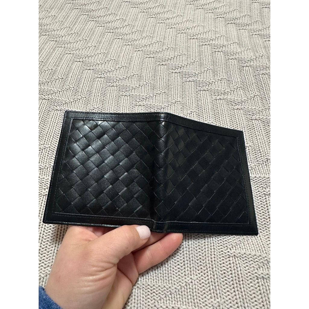 Other Vintage Prince Gardner black leather woven folded wallet NWT Size ONE SIZE - 7 Thumbnail