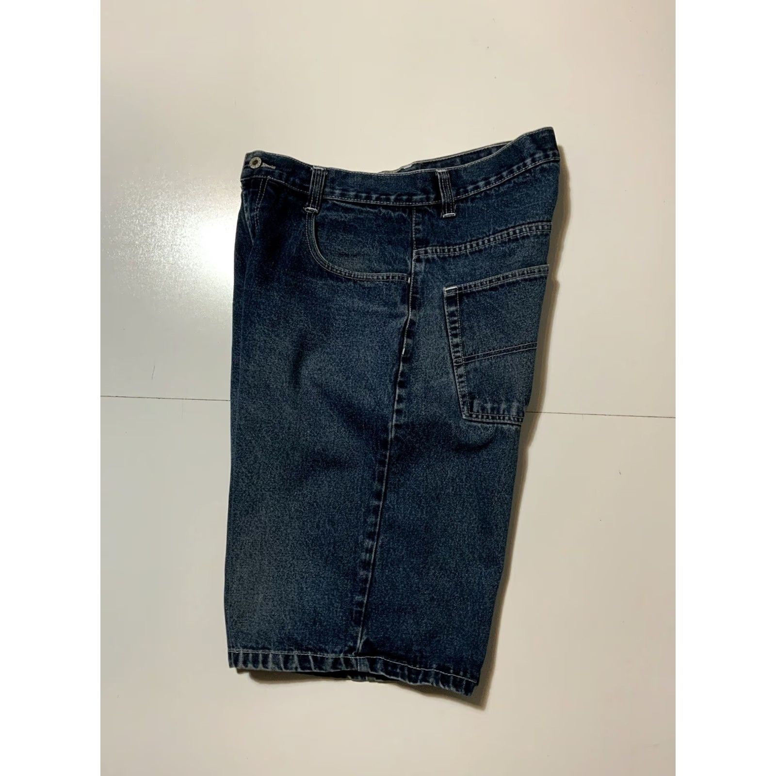 Southpole VINTAGE Southpole Denim Jean Shorts Baggy Hip Hop Y2K 2000s Sz.34 Men Blue Shorts Mens Jeans Baggy 34 Inseam 13.5 Outseam 25 Size US 34 / EU 50 - 4 Thumbnail