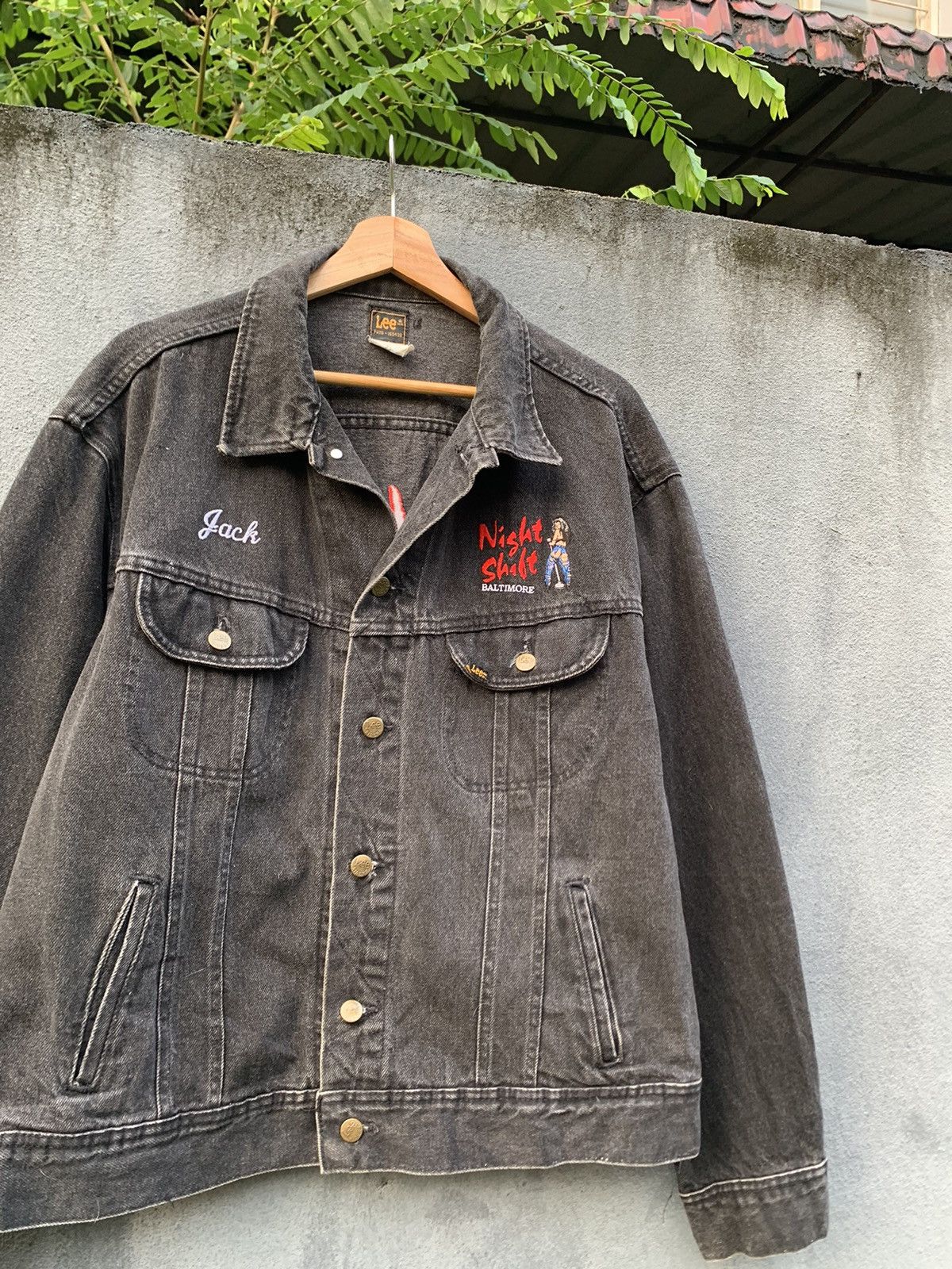Lee 👹VINTAGE LEE STORM RIDER BAR TEES TRUCKER JACKET Size US M / EU 48-50 / 2 - 9 Thumbnail