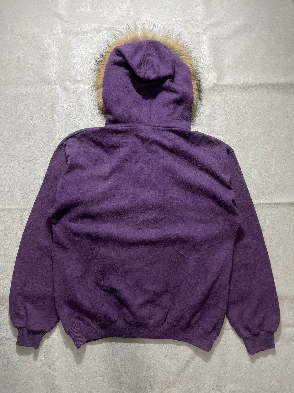 Japanese Brand Japanese distressed faux fur zip hoodie Size US M / EU 48-50 / 2 - 5 Thumbnail