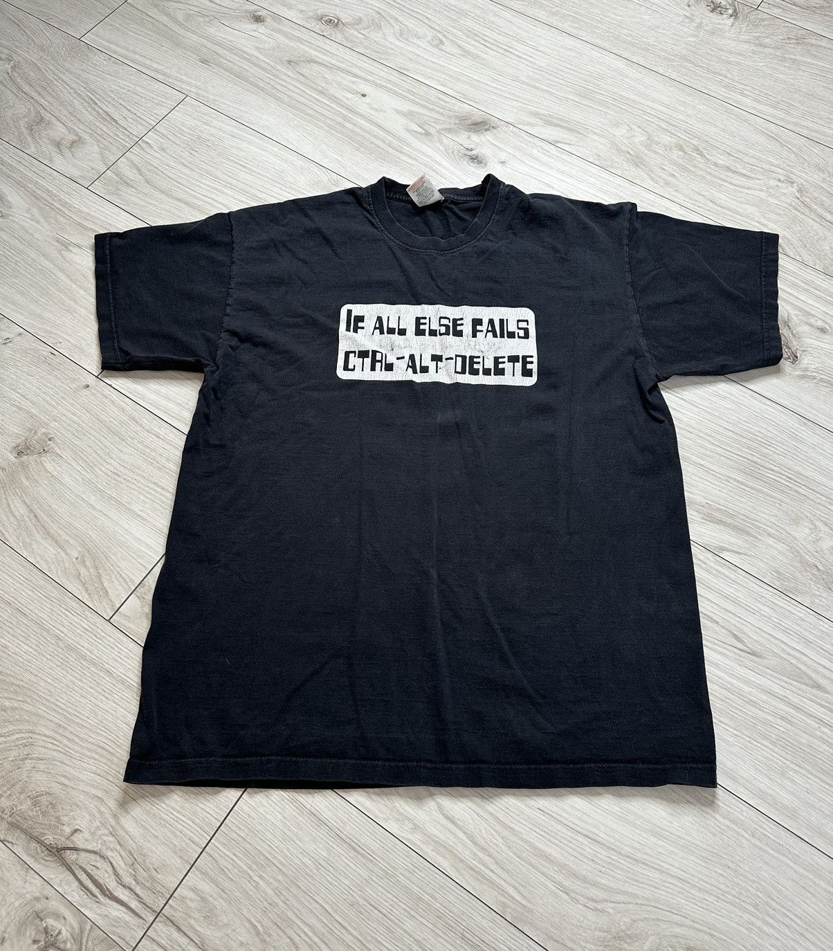 Vintage Rare humor tee t- shirt “if all else falls” Size US L / EU 52-54 / 3 - 1 Thumbnail