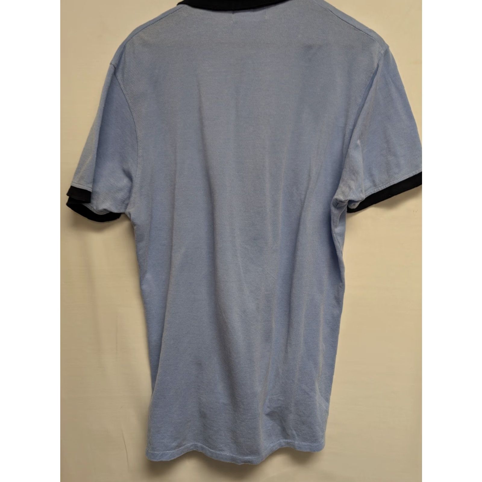 Frescobol Carioca Frescobol Carioca Polo Sweater Shirt Short Sleeve V-Neck Button Up Cotton Knit Blue Navy Trim XL Mens Size US XL / EU 56 / 4 - 7 Thumbnail