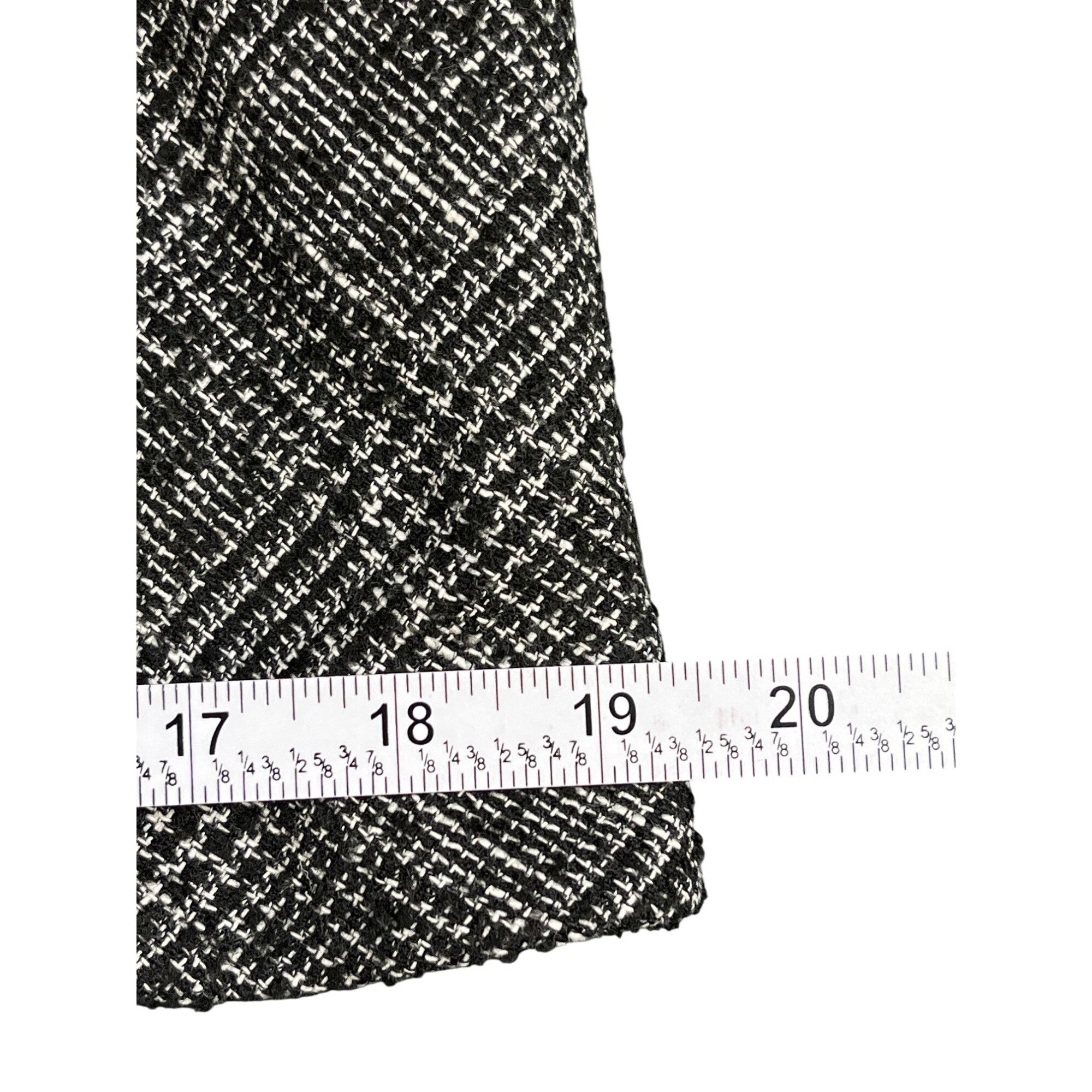 Talbots Talbots SKU 7671 Womens Black and white Pencil Skirt Size 6 Size 28" / US 6 / IT 42 - 8 Thumbnail