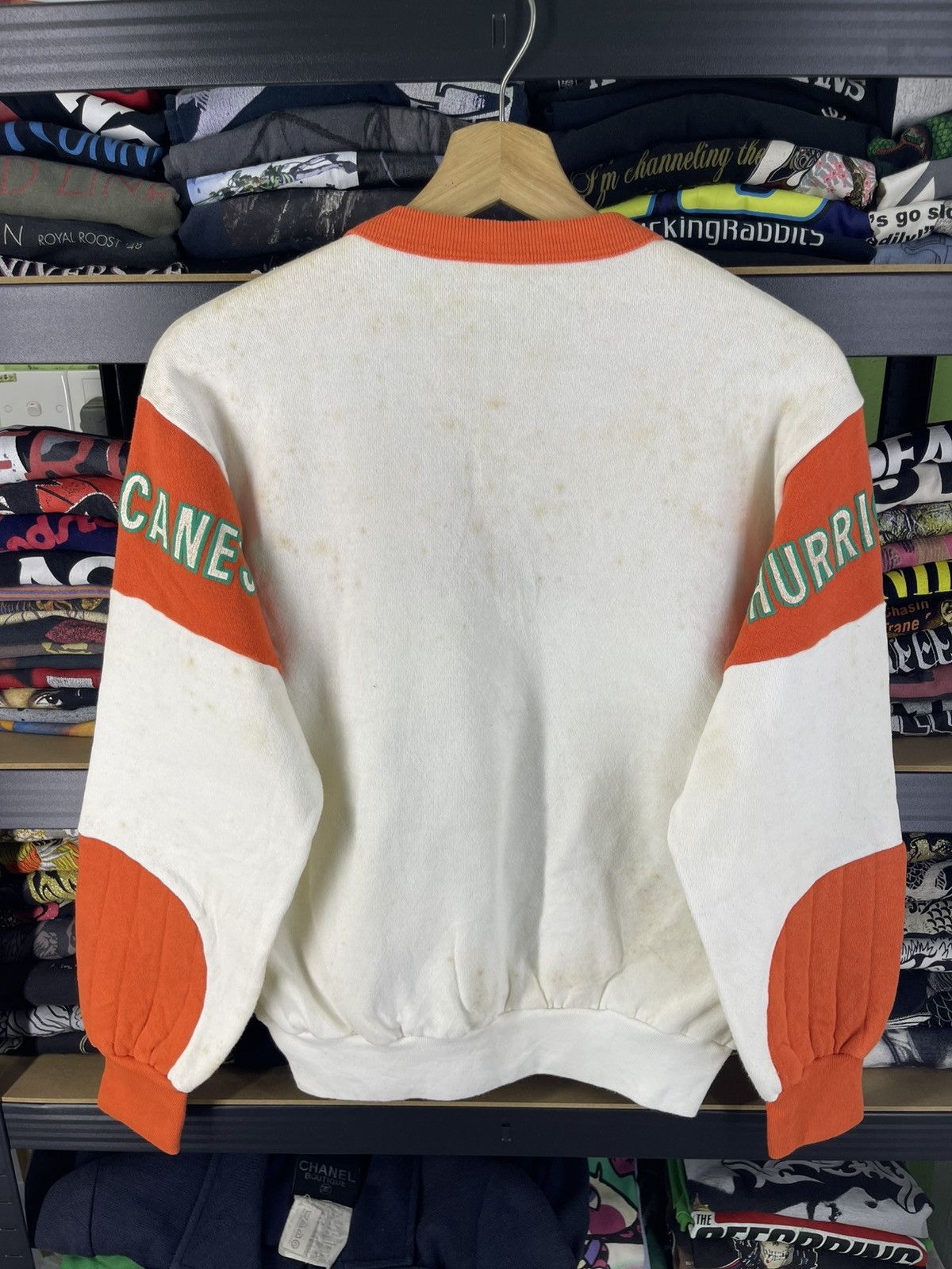 Chalk Line Vintage Miami Hurricanes Basketball Sweatshirt Size US S / EU 44-46 / 1 - 11 Thumbnail