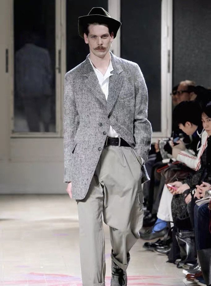 Yohji Yamamoto Yohji Yamamoto 11AW Herringbone Dye Blazer Size US S / EU 44-46 / 1 - 4 Thumbnail