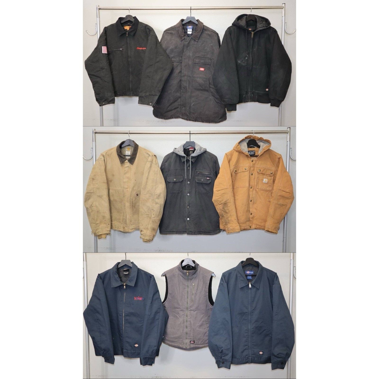 Vintage Vintage Carhartt Work Jacket Lot (9) USA Made Detroit Dickie Size US XXL / EU 58 / 5 - 1 Thumbnail