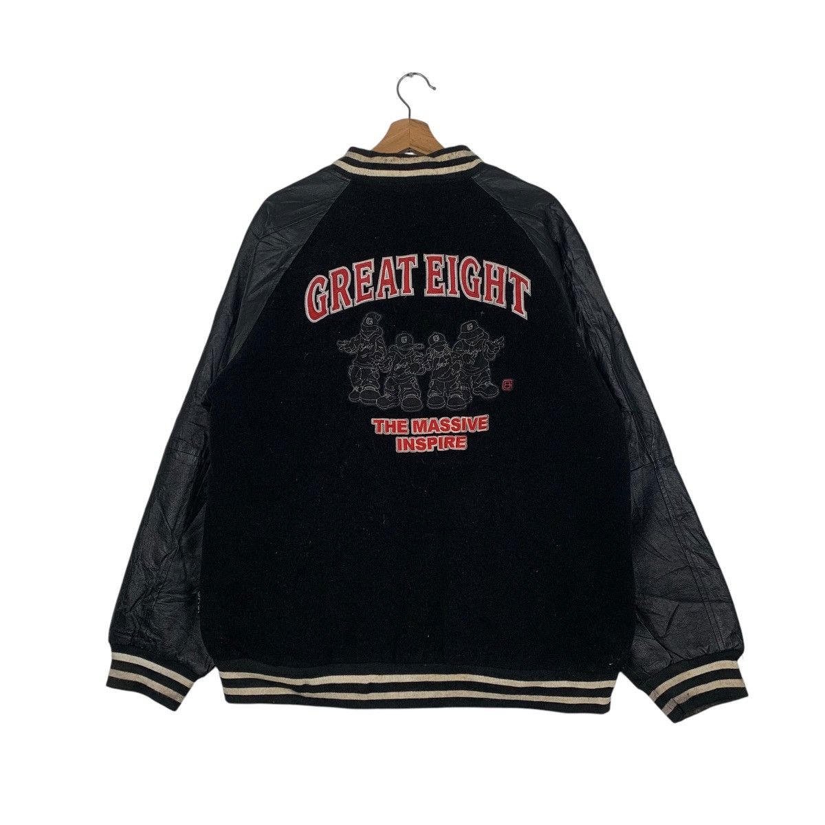Japanese Brand Japanese Brand Great Eight Varsity Jacket Size US XL / EU 56 / 4 - 7 Thumbnail