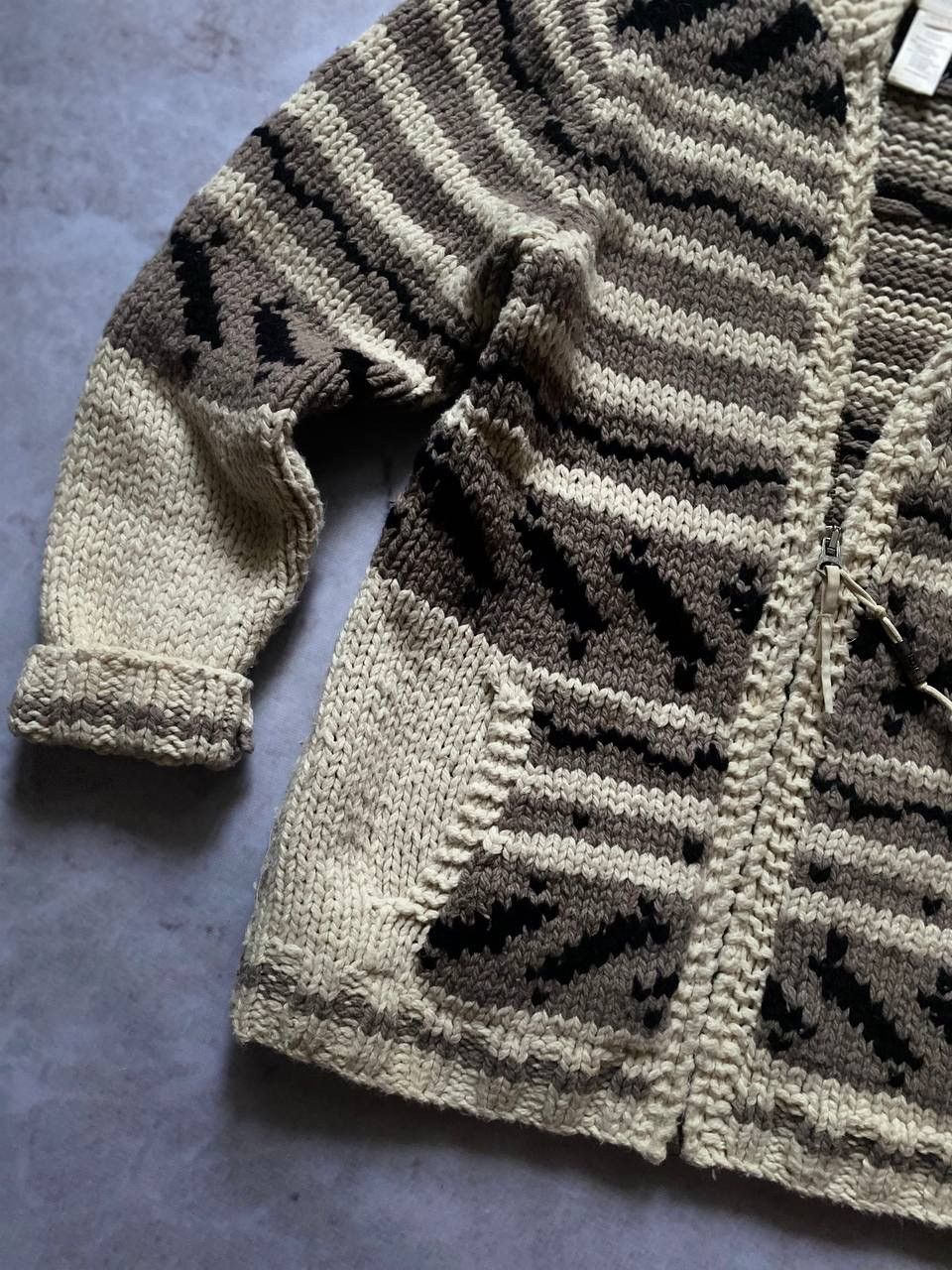 Diesel × Vintage Vintage 90s Diesel Bandits Knit Zip Up Cardigan Hype Rare Size US S / EU 44-46 / 1 - 3 Thumbnail