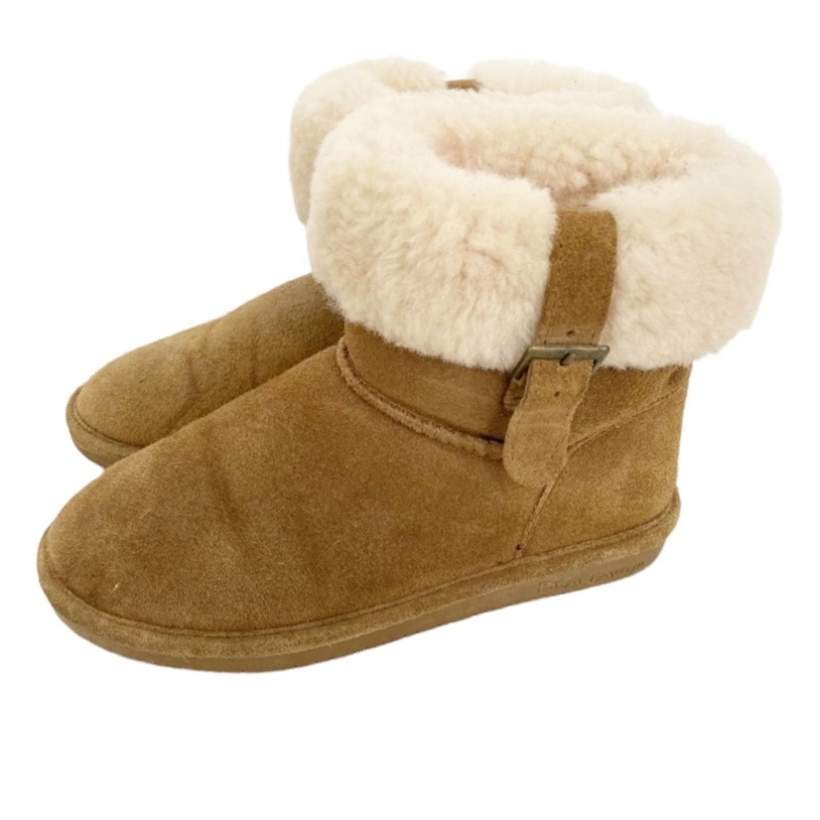 Other Bearpaw Tan Faux Fur Lined Boots Sz 7 Size US 7 / IT 37 - 3 Thumbnail