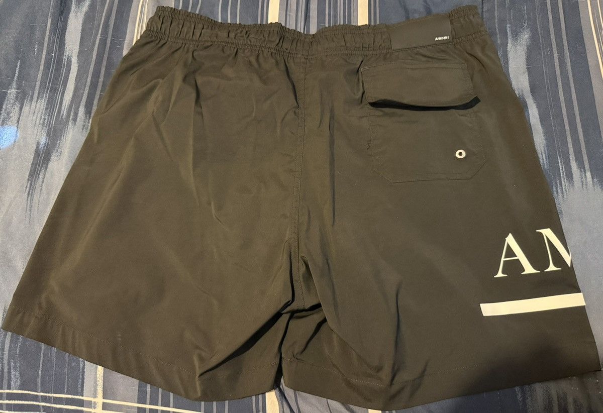 Amiri Amiri MA Bar Black Swim Trunks Size US 36 / EU 52 - 3 Thumbnail
